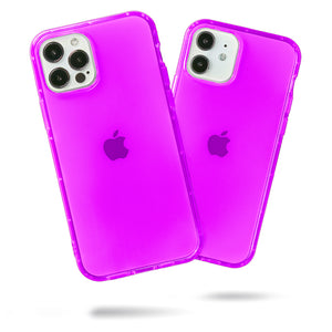 Highlighter Case for iPhone 12 and 12 Pro - Saturated Vivid Purple
