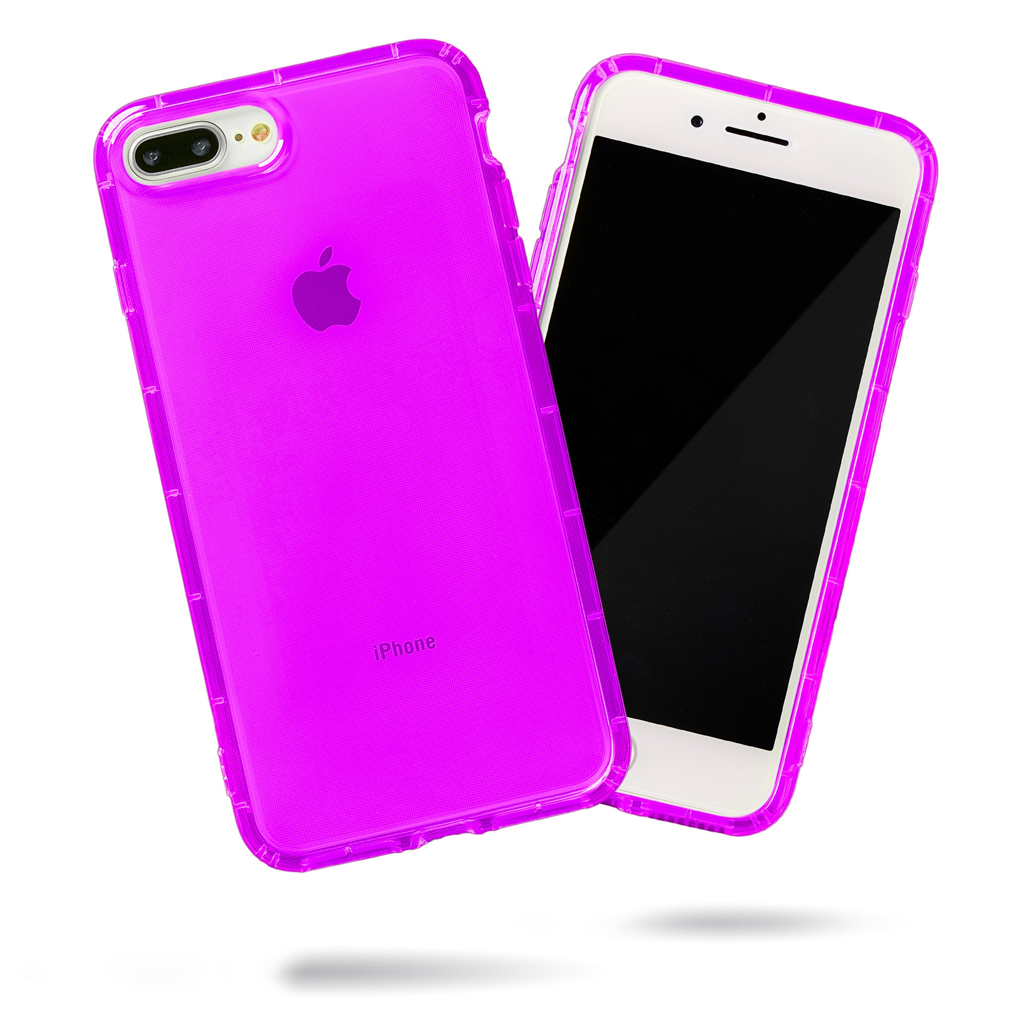 Highlighter Case for iPhone 8 Plus - Saturated Vivid Purple