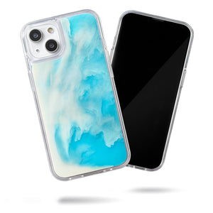 Neon Sand Case for iPhone 14 - Ocean and Beach
