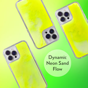 Neon Sand Case for iPhone 14 Pro Max - Neon-Yellow Lemonade