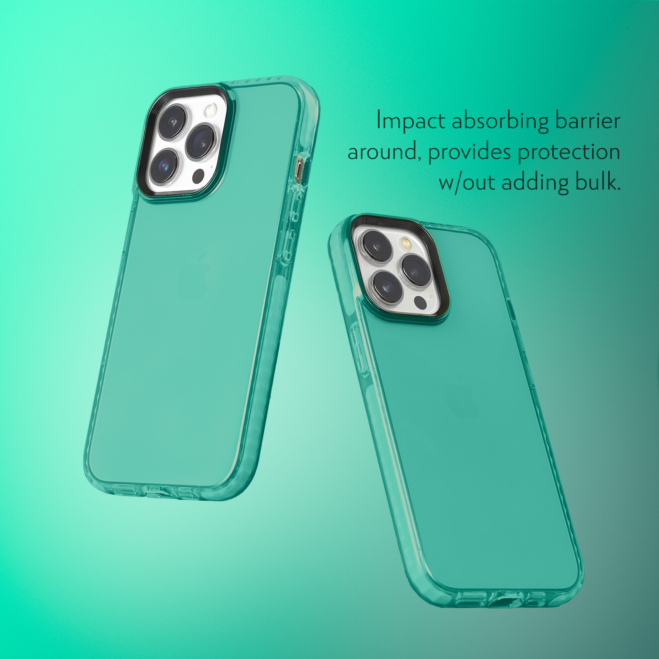 Barrier Case for iPhone 14 Pro Max - Polished Turquoise Blue