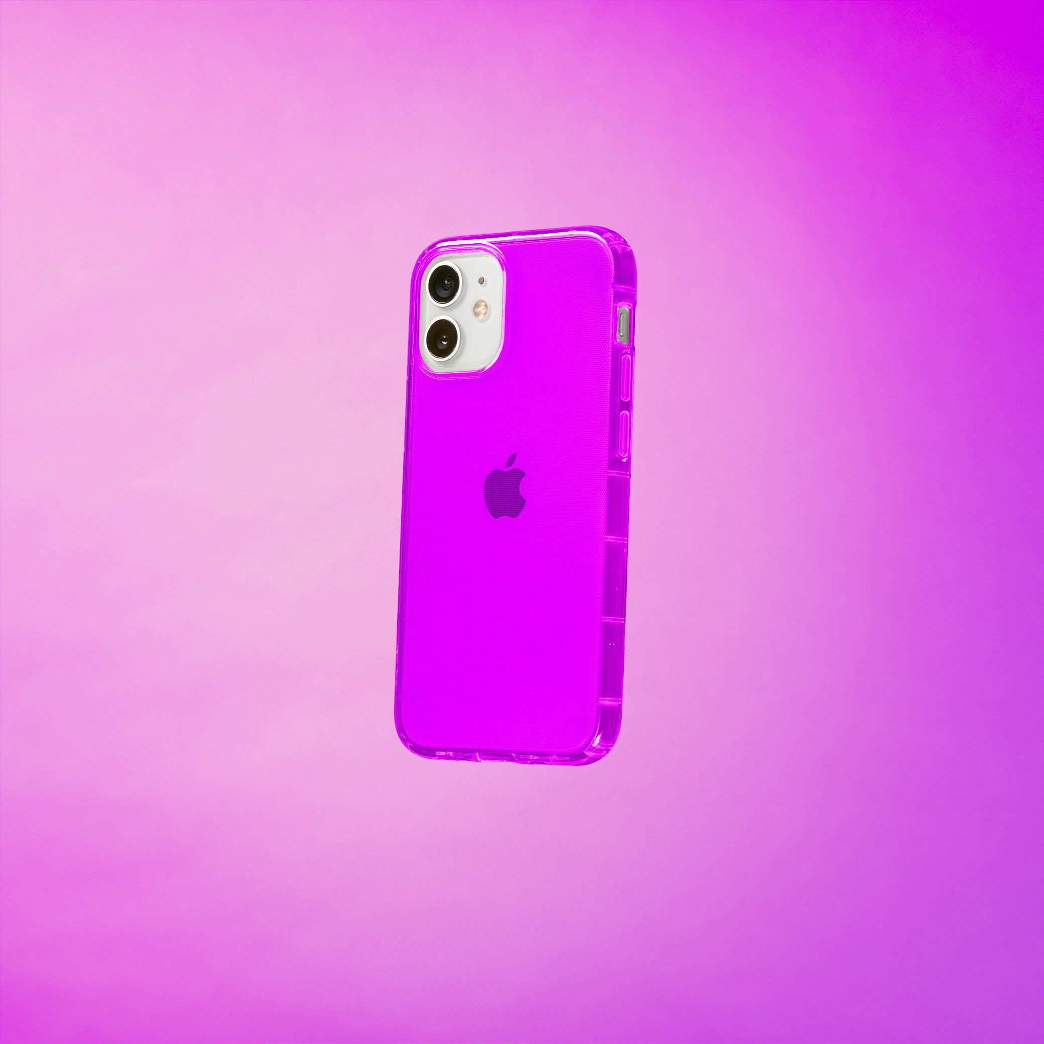 Highlighter Case for iPhone 12 Mini - Saturated Vivid Purple