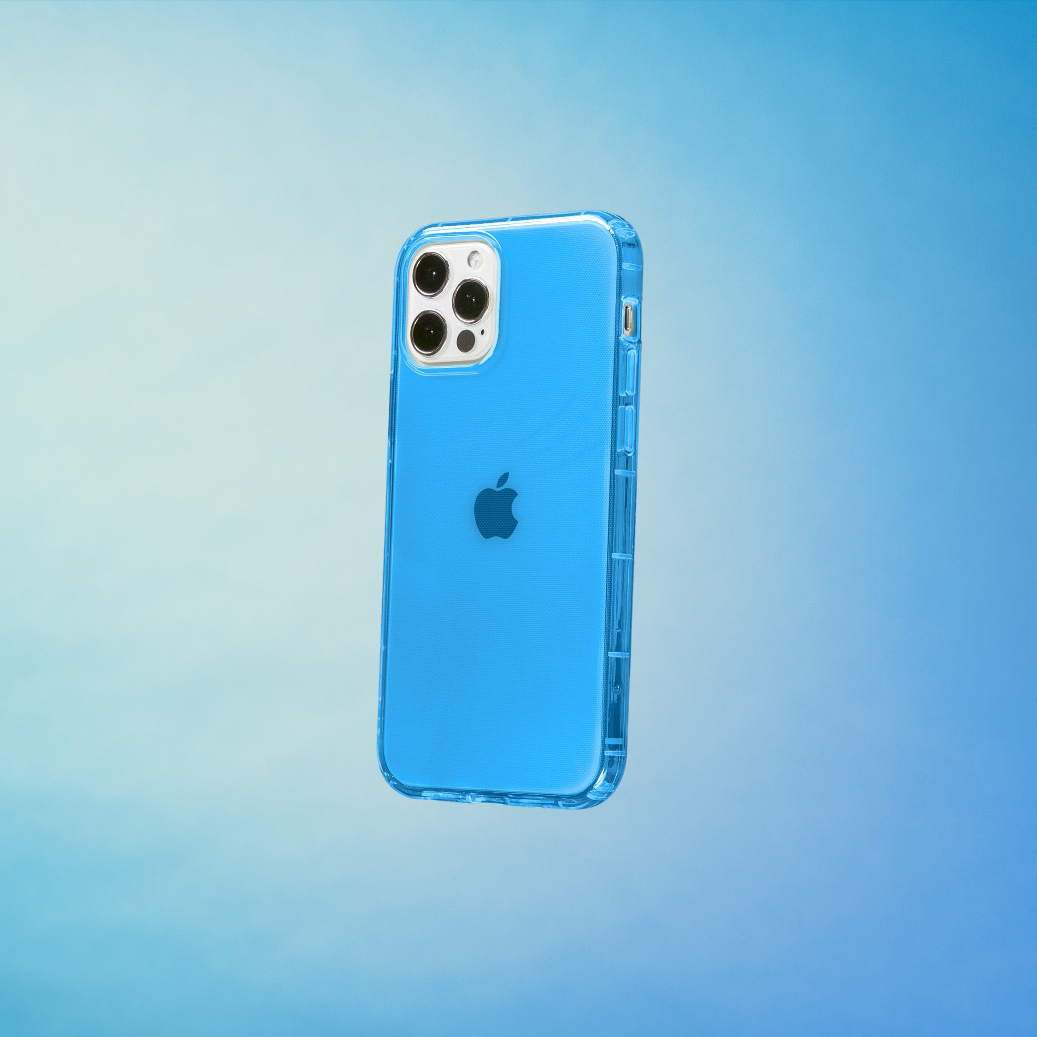 Highlighter Case for iPhone 12 and 12 Pro - Elevated Azure Blue
