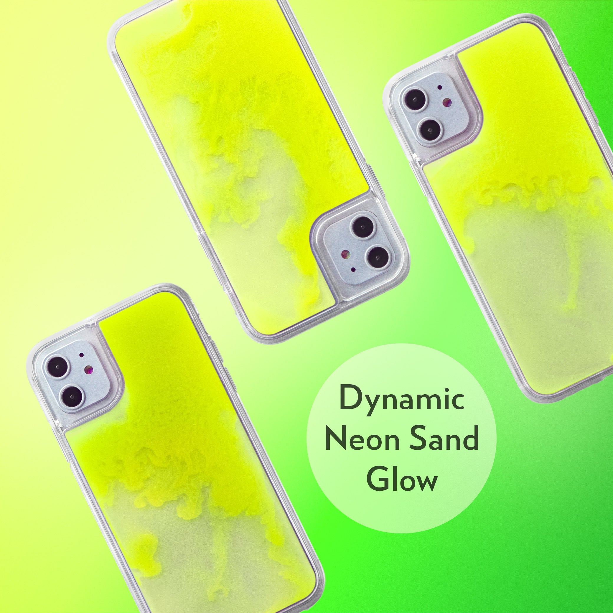 Neon Sand Case for iPhone 11 - Neon-Yellow Lemonade
