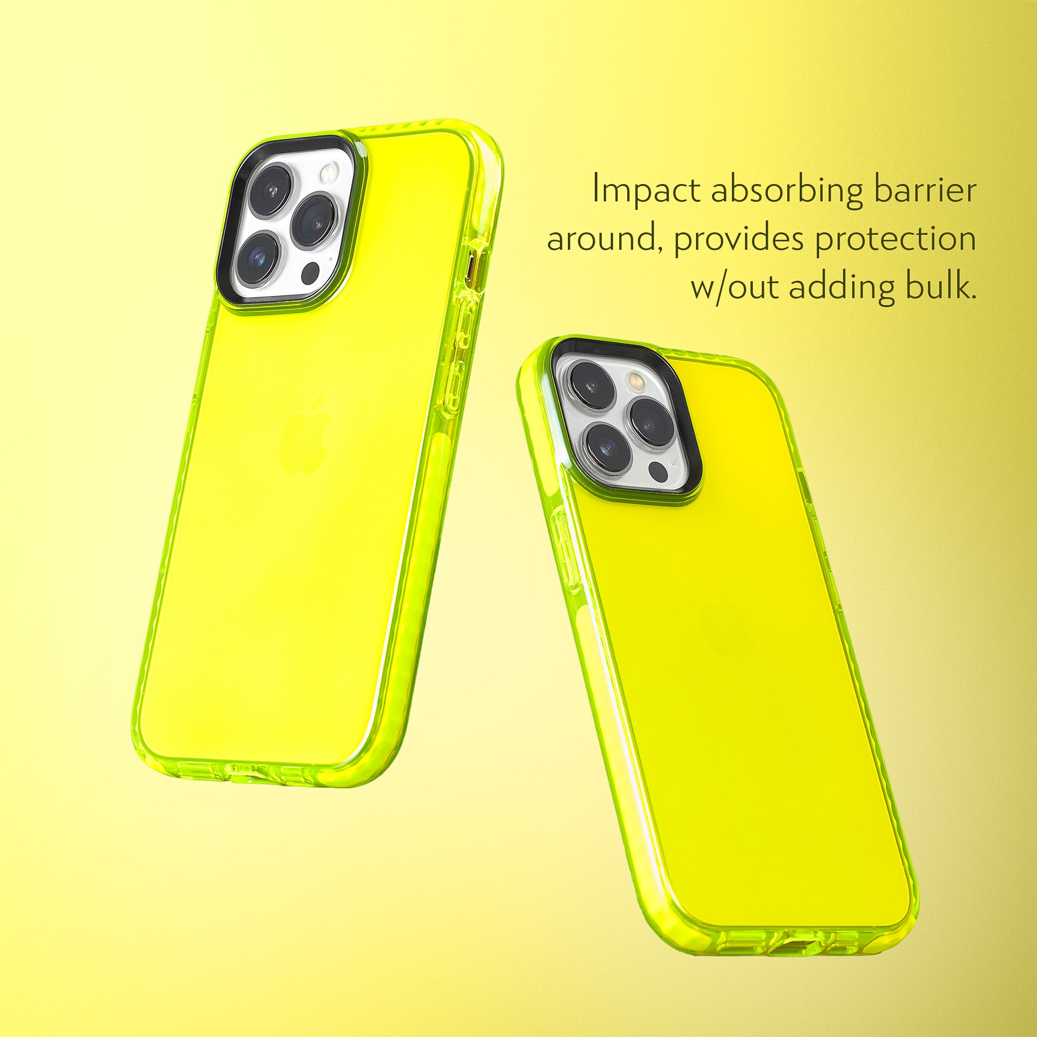 Highlighter Case for iPhone 13 Pro Max - Conspicuous Neon Yellow