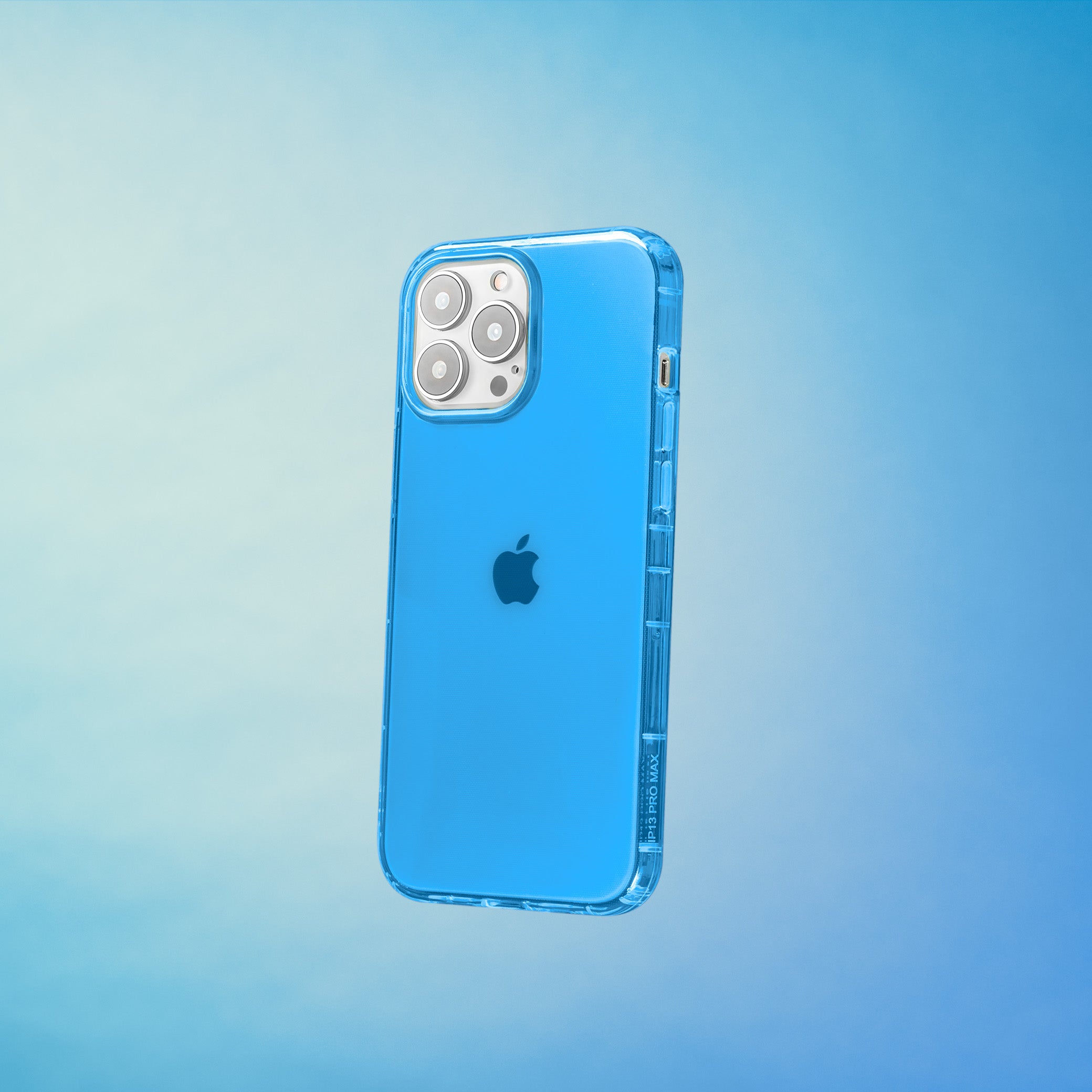 Highlighter Case for iPhone 13 Pro Max - Elevated Azure Blue
