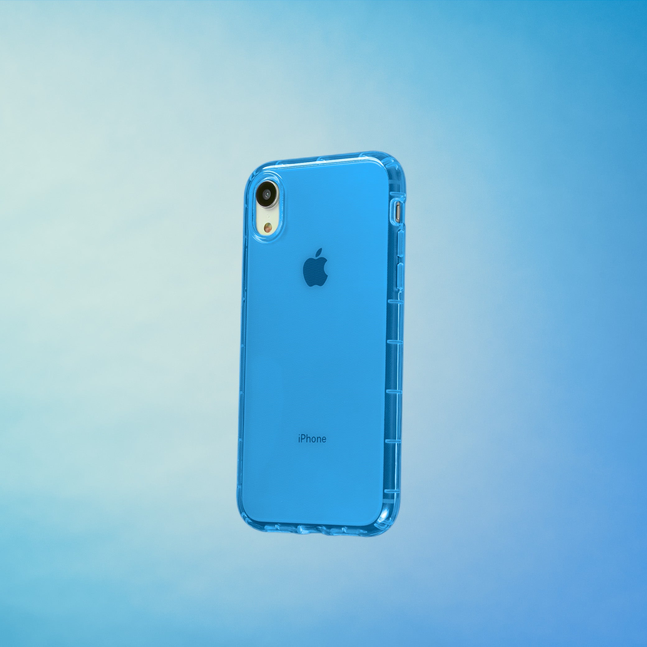 Highlighter Case for iPhone XR - Elevated Azure Blue