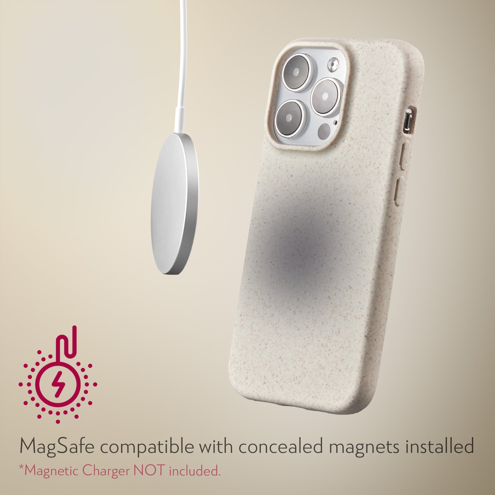 MagSafe Eco Warrior Case for iPhone 14 Pro - Cream of the Crop