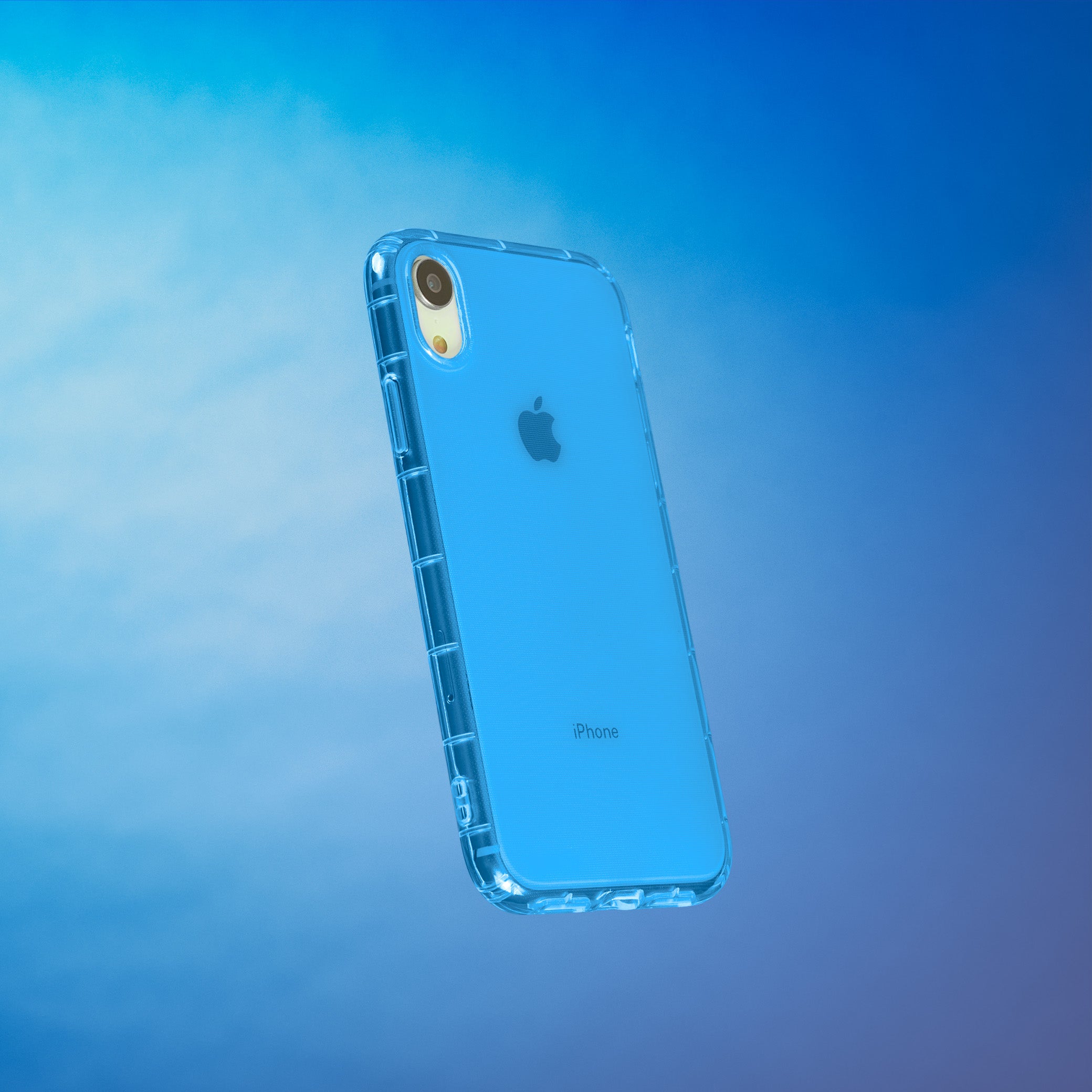 Highlighter Case for iPhone XR - Elevated Azure Blue