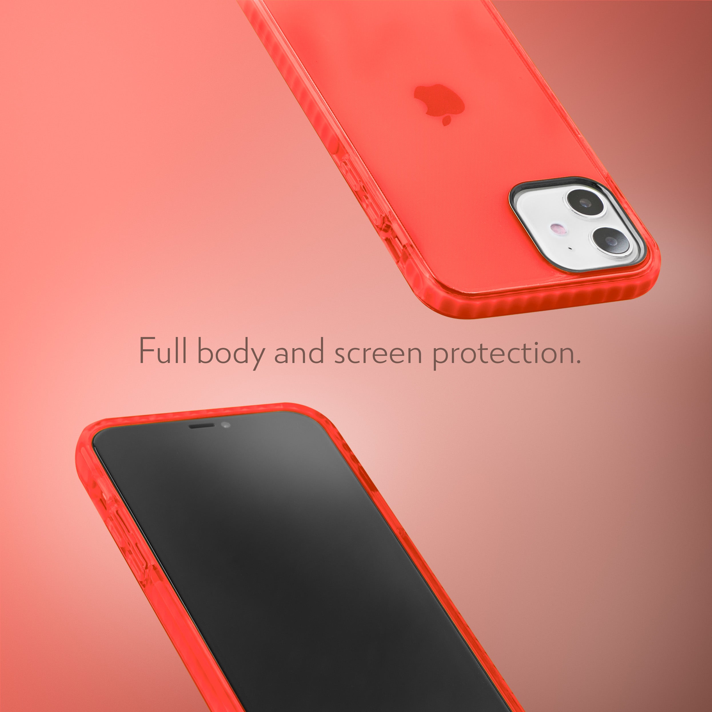 Barrier Case for iPhone 12 and 12 Pro - Electric Red Strawberry