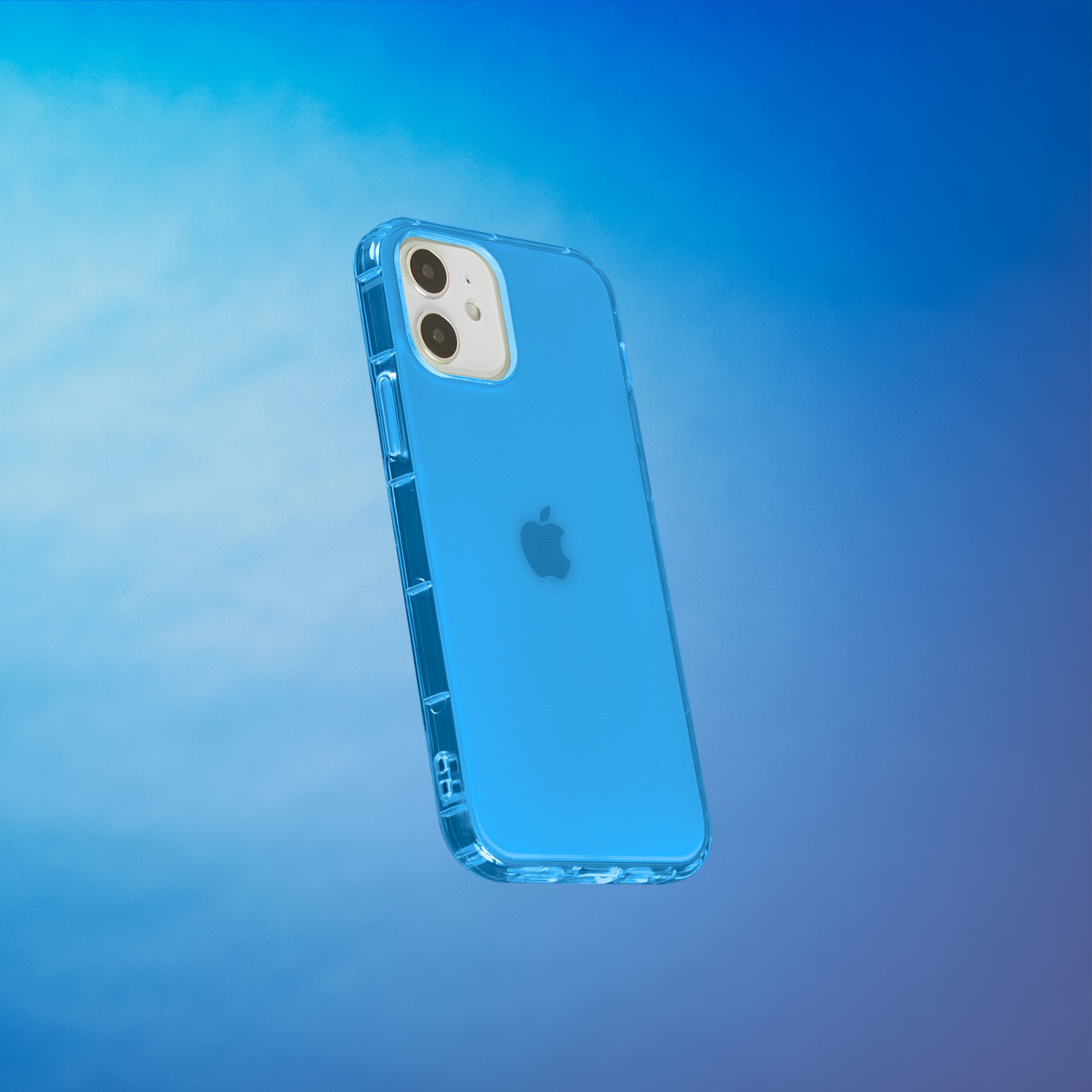 Highlighter Case for iPhone 12 and 12 Pro - Elevated Azure Blue