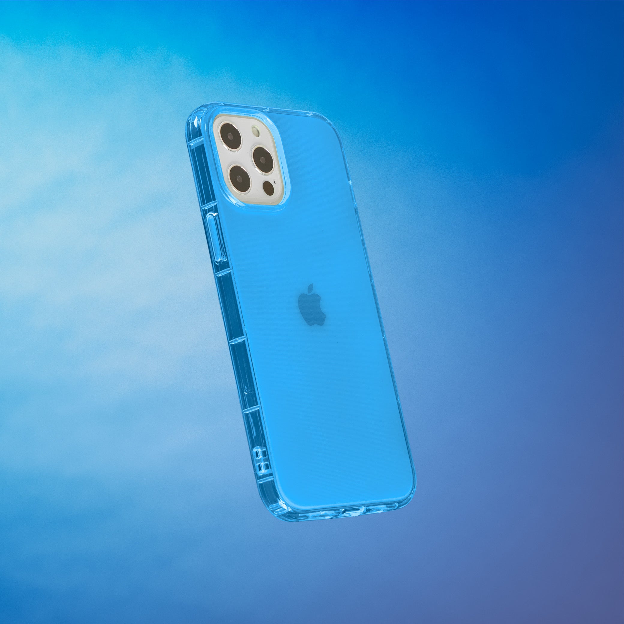 Highlighter Case for iPhone 12 Pro Max - Elevated Azure Blue