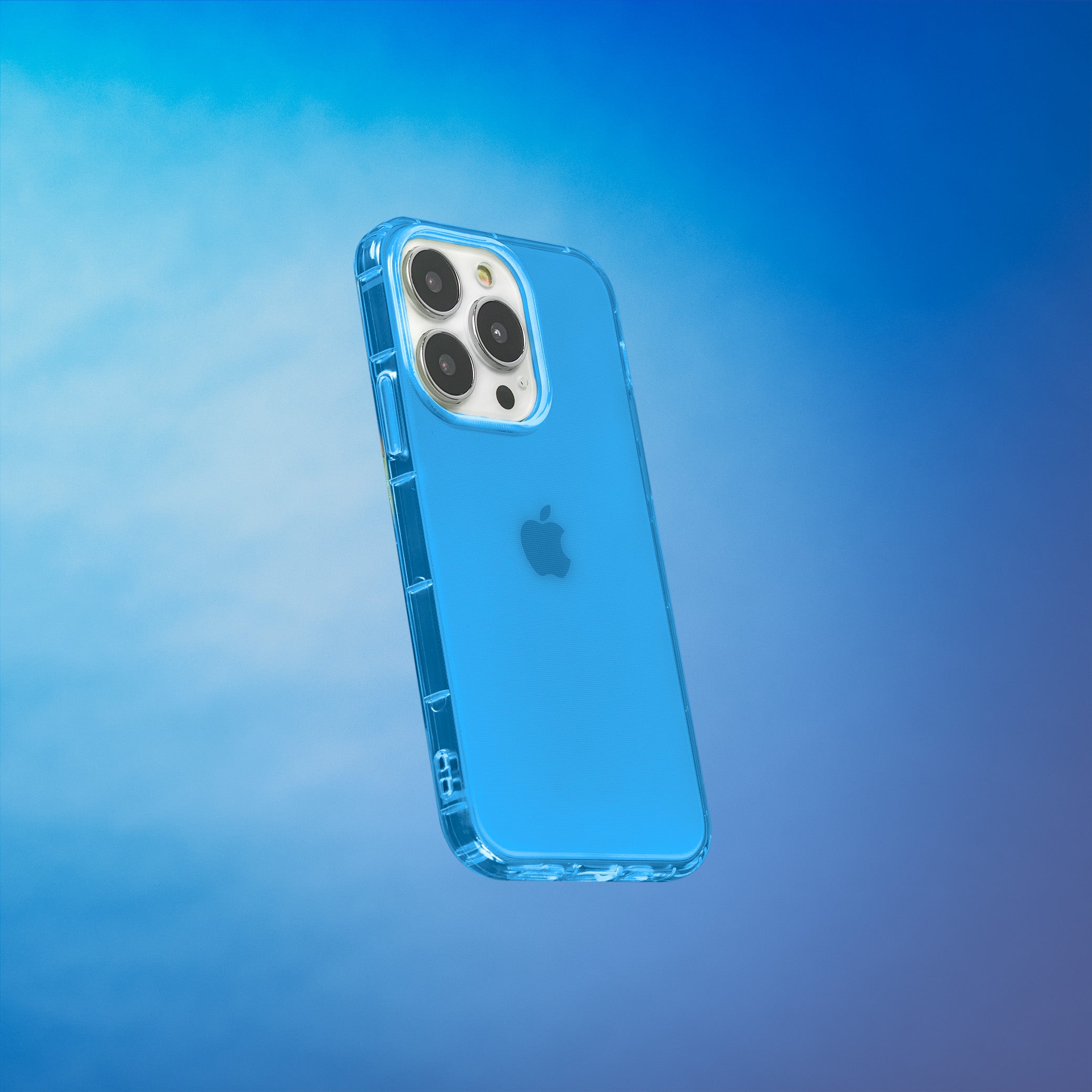 Highlighter Case for iPhone 14 Pro - Elevated Azure Blue