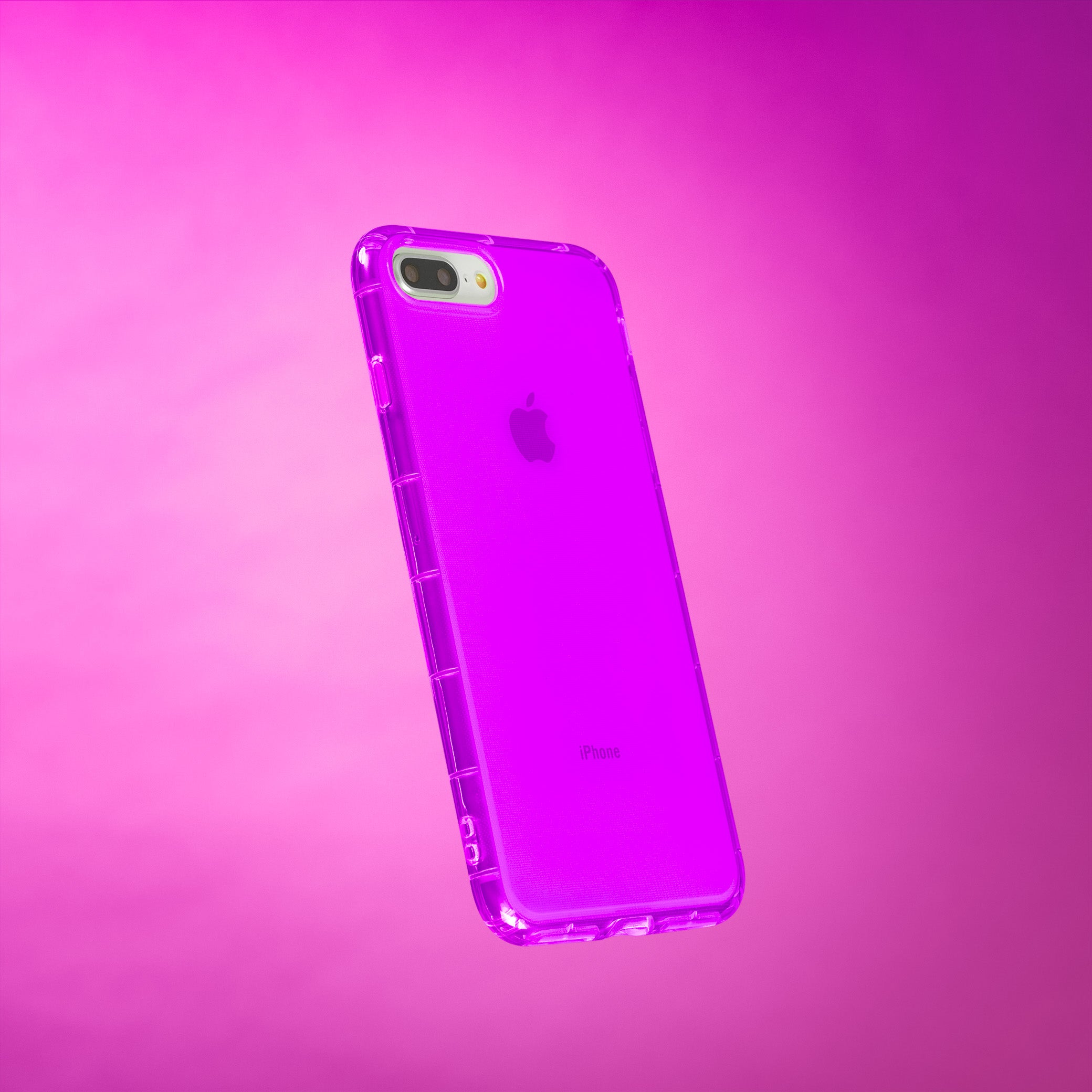 Highlighter Case for iPhone 8 Plus - Saturated Vivid Purple