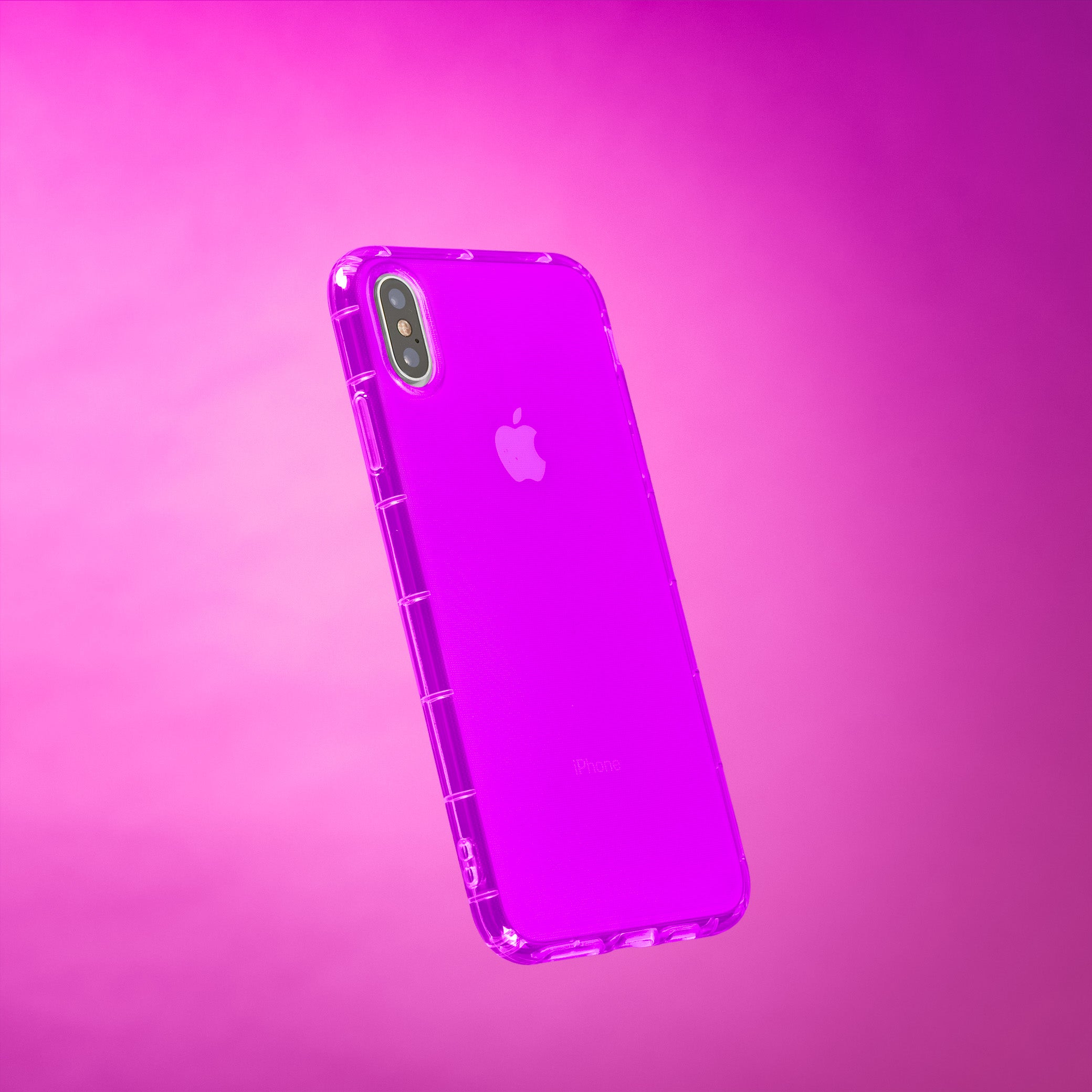 Highlighter Case for iPhone Xs Max - Saturated Vivid Purple