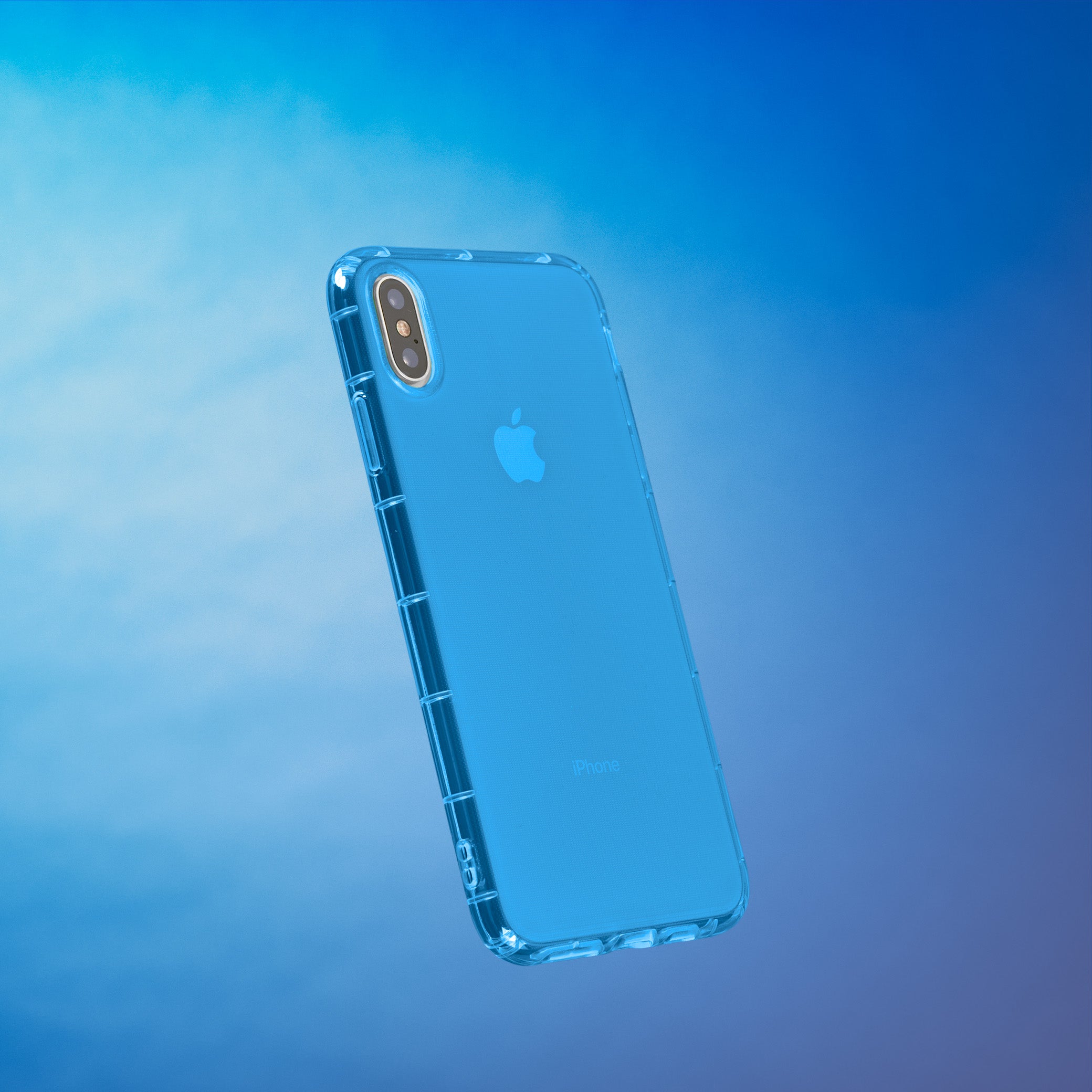 Highlighter Case for iPhone Xs Max - Elevated Azure Blue