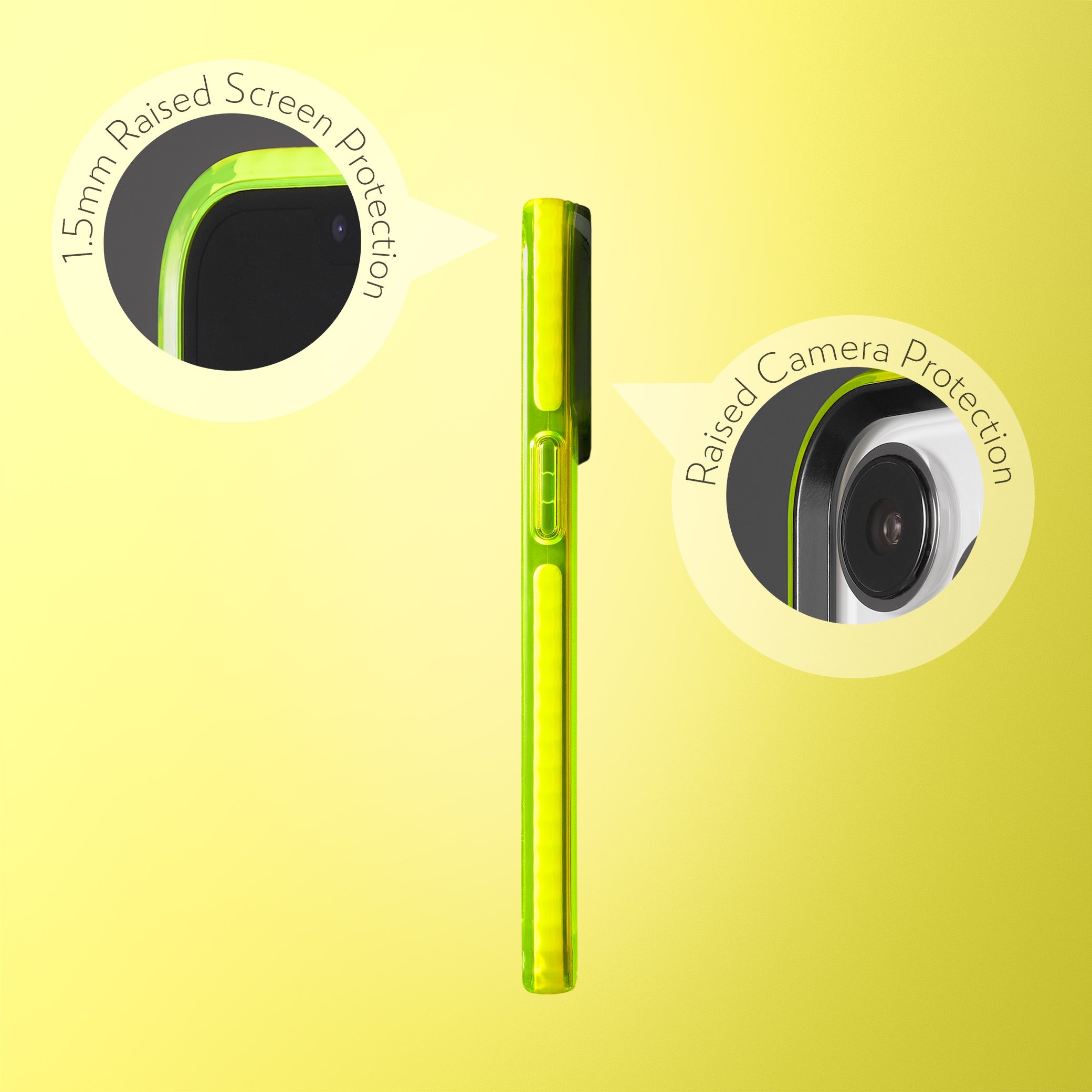 Barrier Case for iPhone 14 Pro - Hi-Energy Neon Yellow
