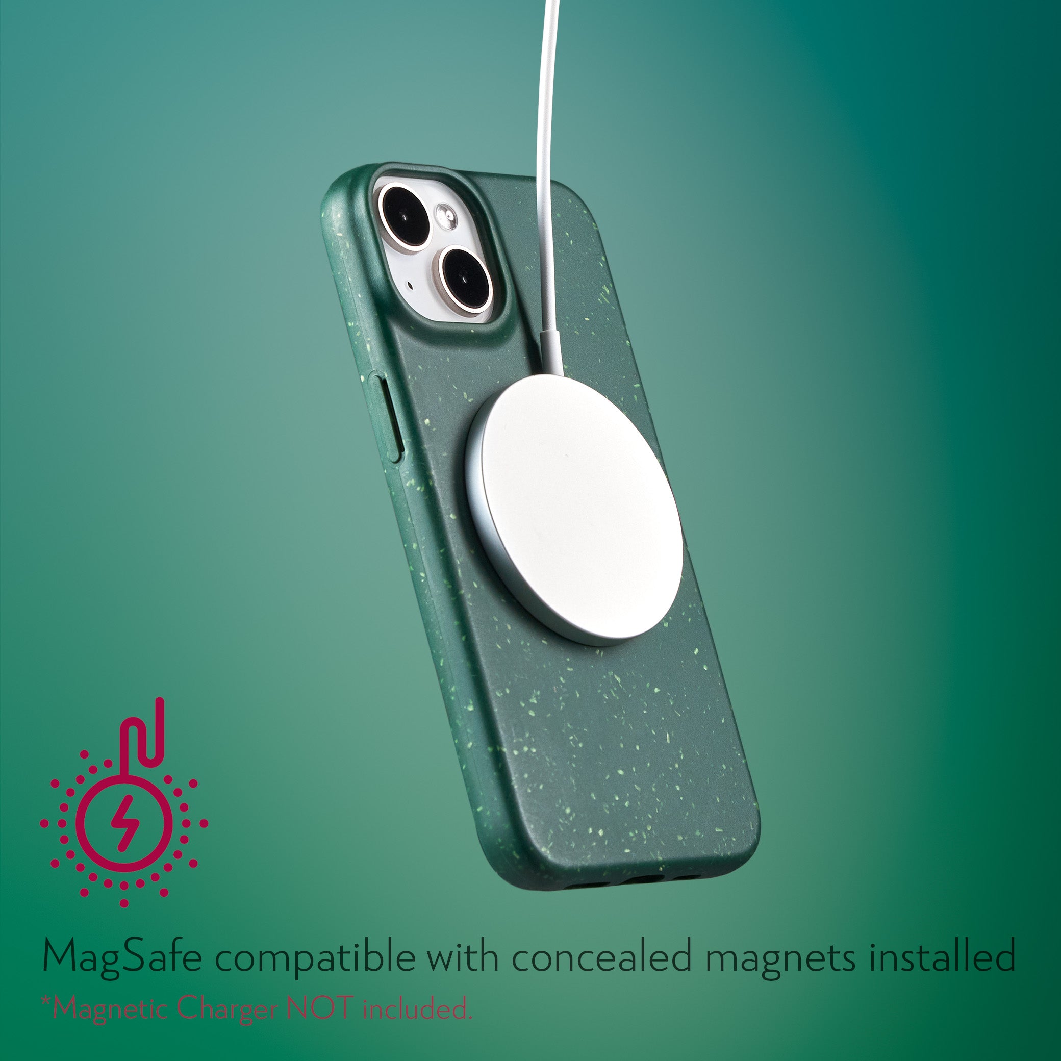 MagSafe Eco Warrior Case for iPhone 14 - Nordic Pine Green