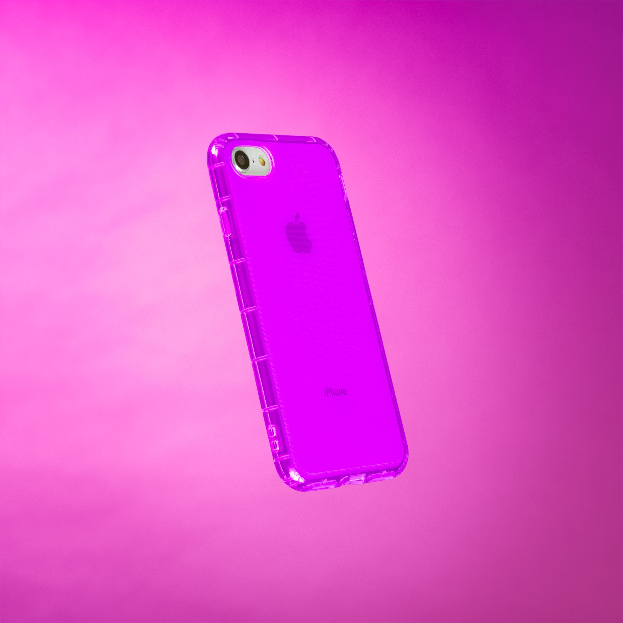 Highlighter Case for iPhone SE, iPhone 8 & iPhone 7 - Saturated Vivid Purple