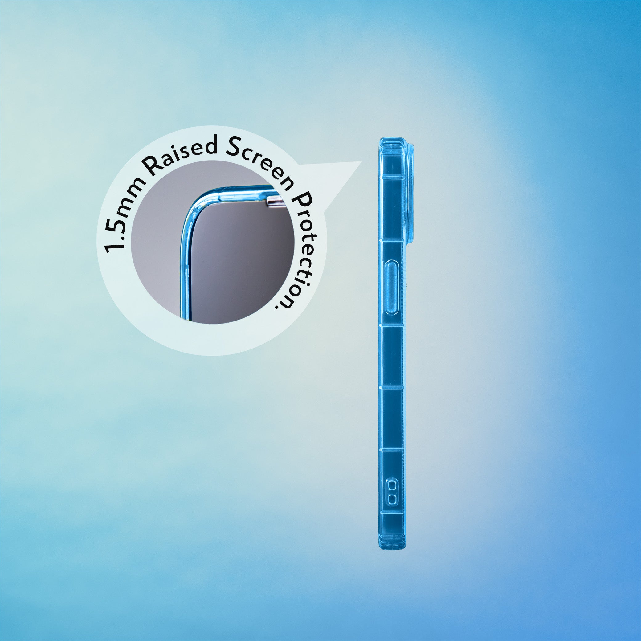 Highlighter Case for iPhone 14 - Elevated Azure Blue