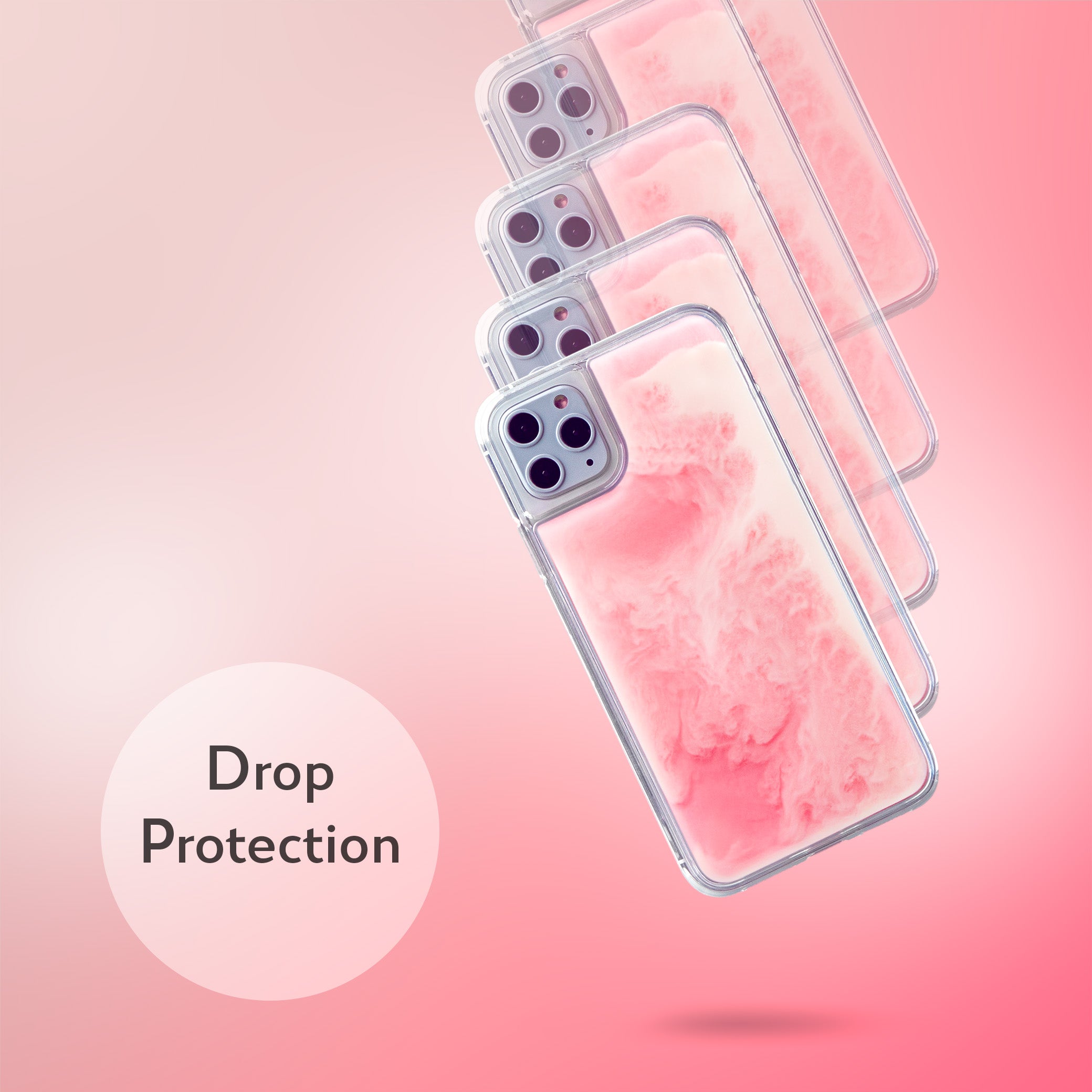 Neon Sand Case for iPhone 11 Pro Max - Pink Peach n Sand