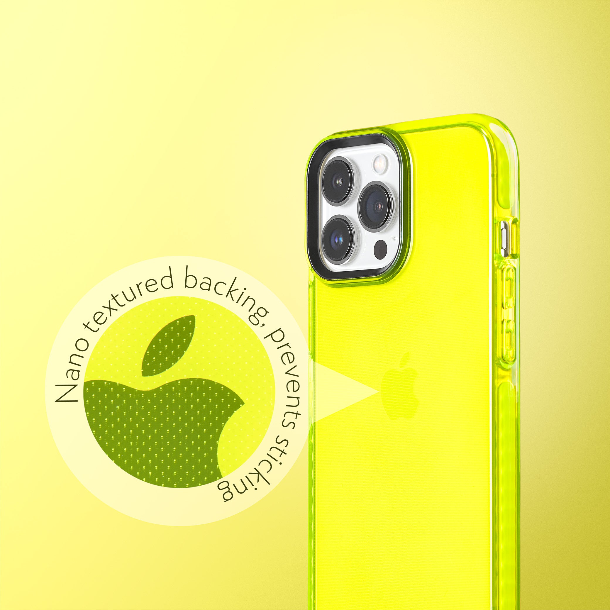 Highlighter Case for iPhone 13 Pro Max - Conspicuous Neon Yellow