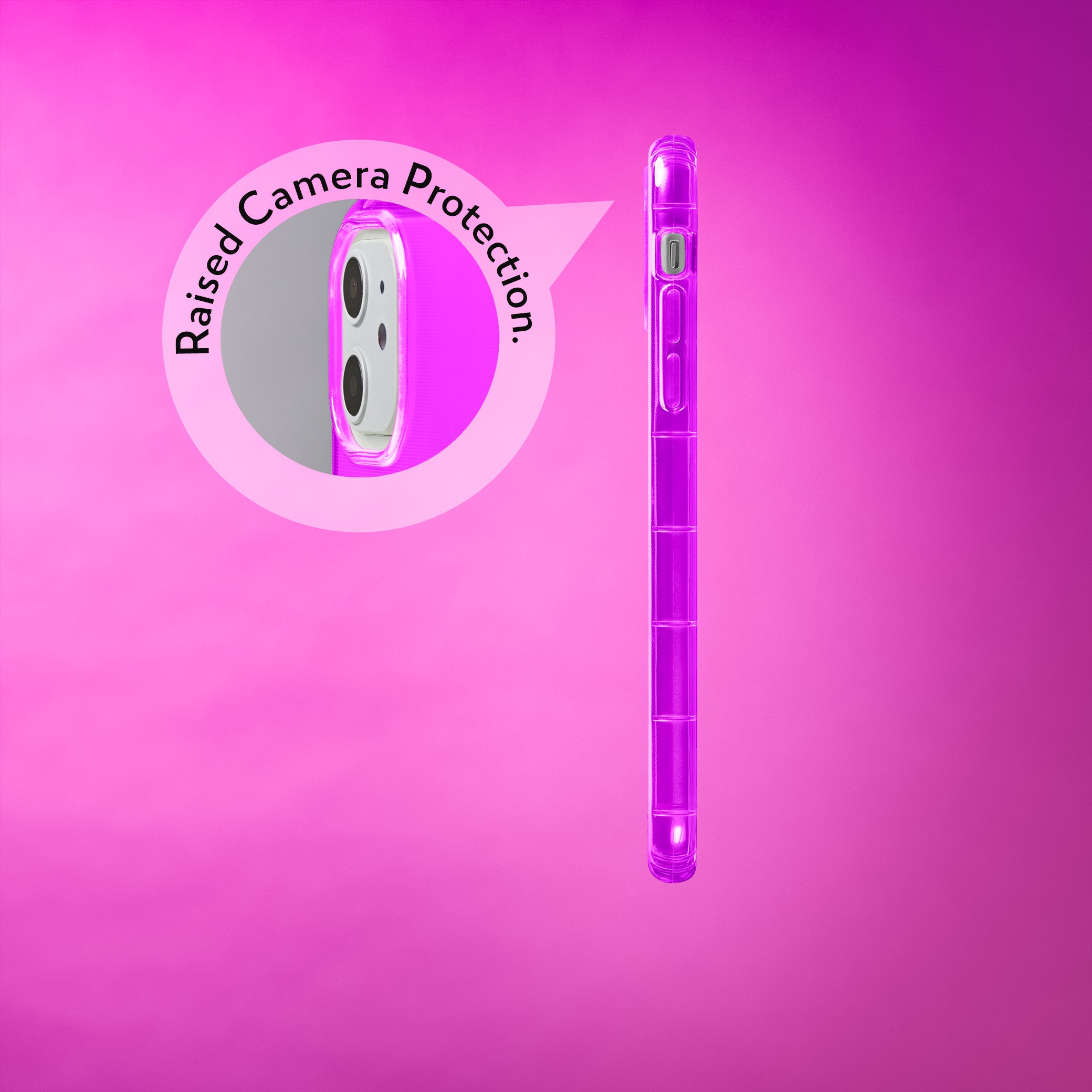 Highlighter Case for iPhone 11 - Saturated Vivid Purple