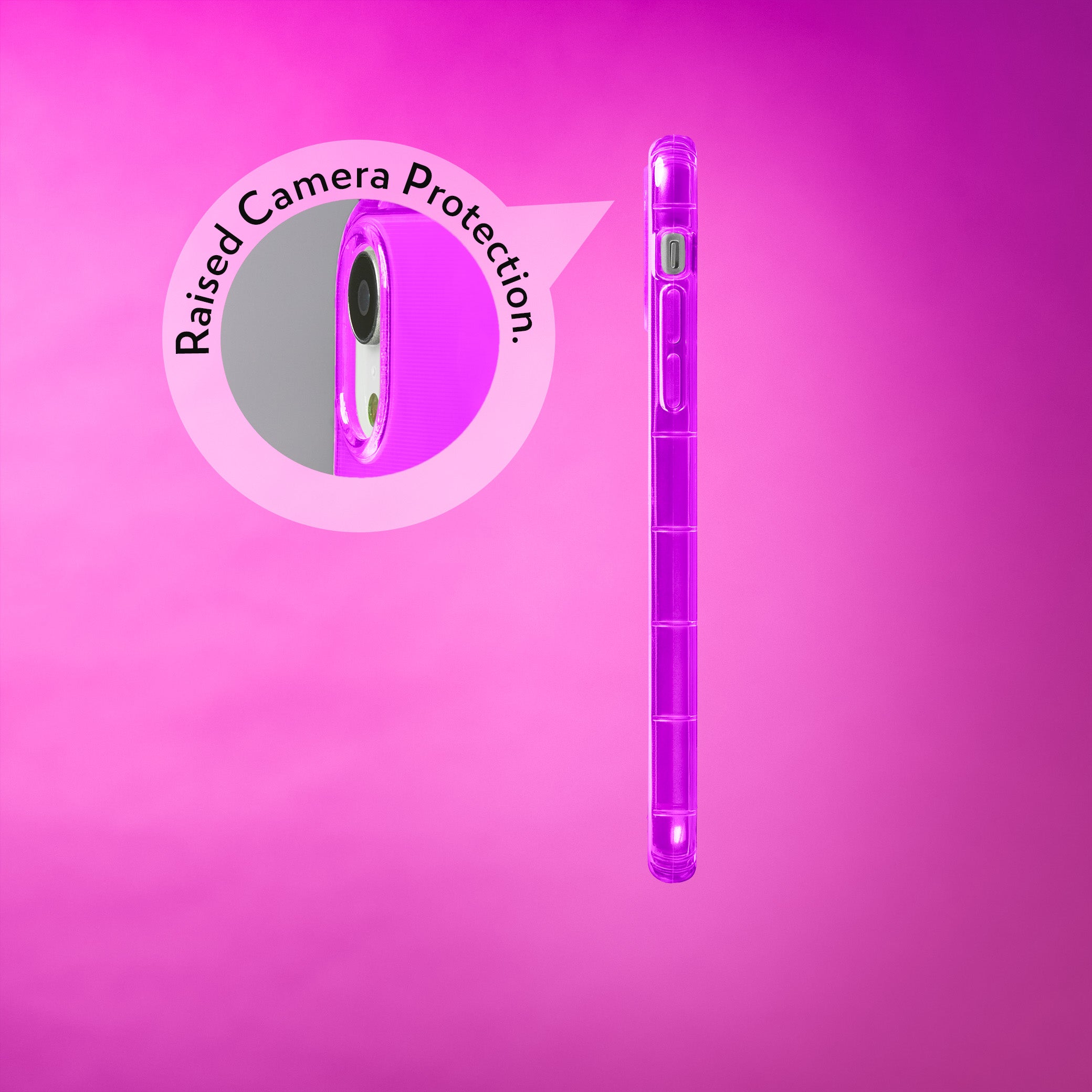 Highlighter Case for iPhone XR - Saturated Vivid Purple