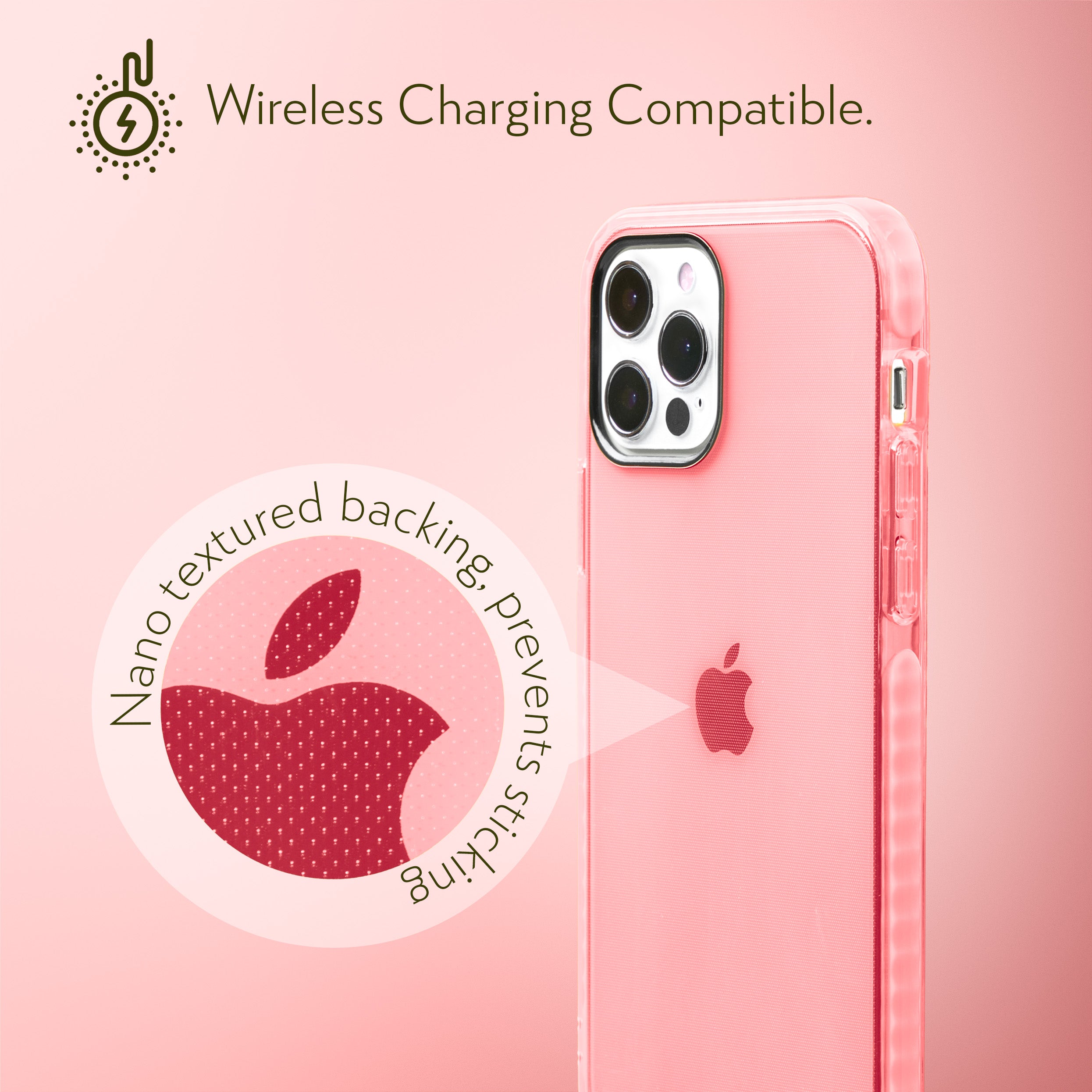 Barrier Case for iPhone 12 and 12 Pro - Subtle Pink Peach