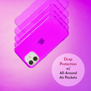 Highlighter Case for iPhone 12 and 12 Pro - Saturated Vivid Purple