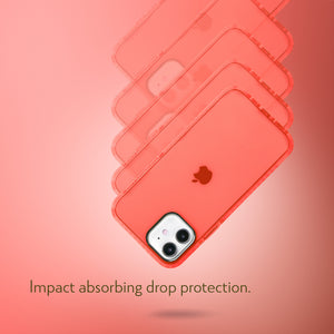 Barrier Case for iPhone 12 and 12 Pro - Electric Red Strawberry