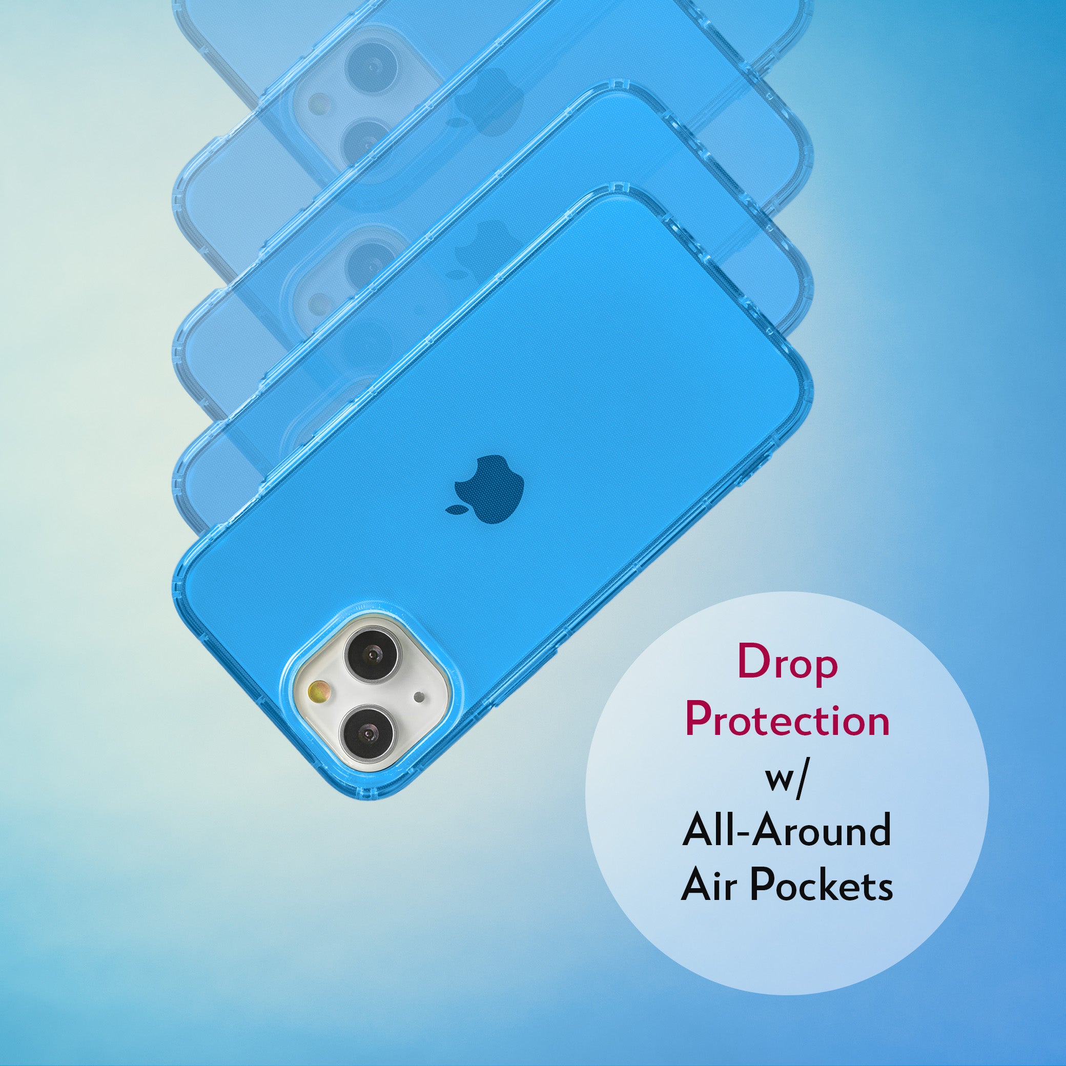 Highlighter Case for iPhone 13 Mini - Elevated Azure Blue
