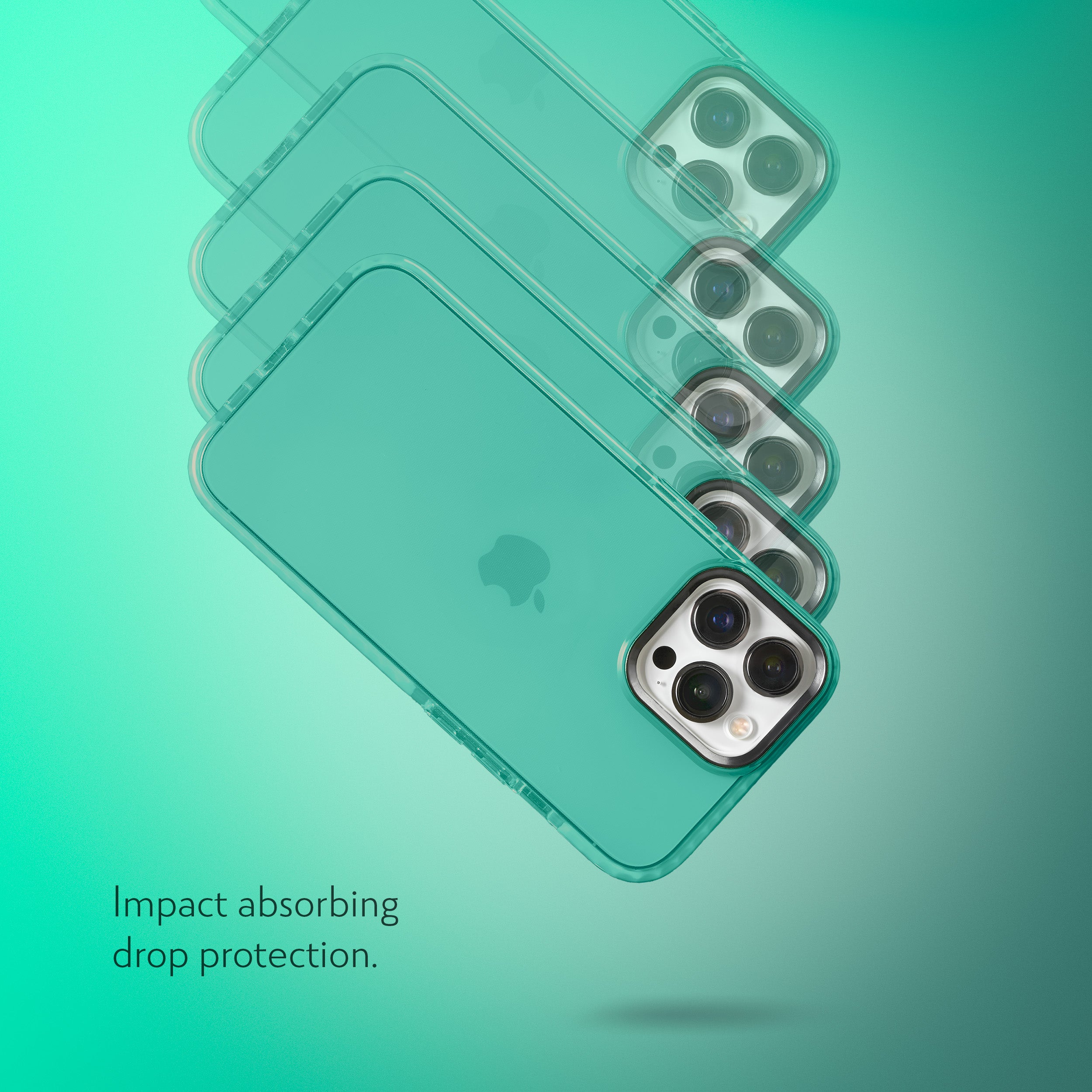 Barrier Case for iPhone 13 Pro Max - Polished Turquoise Blue