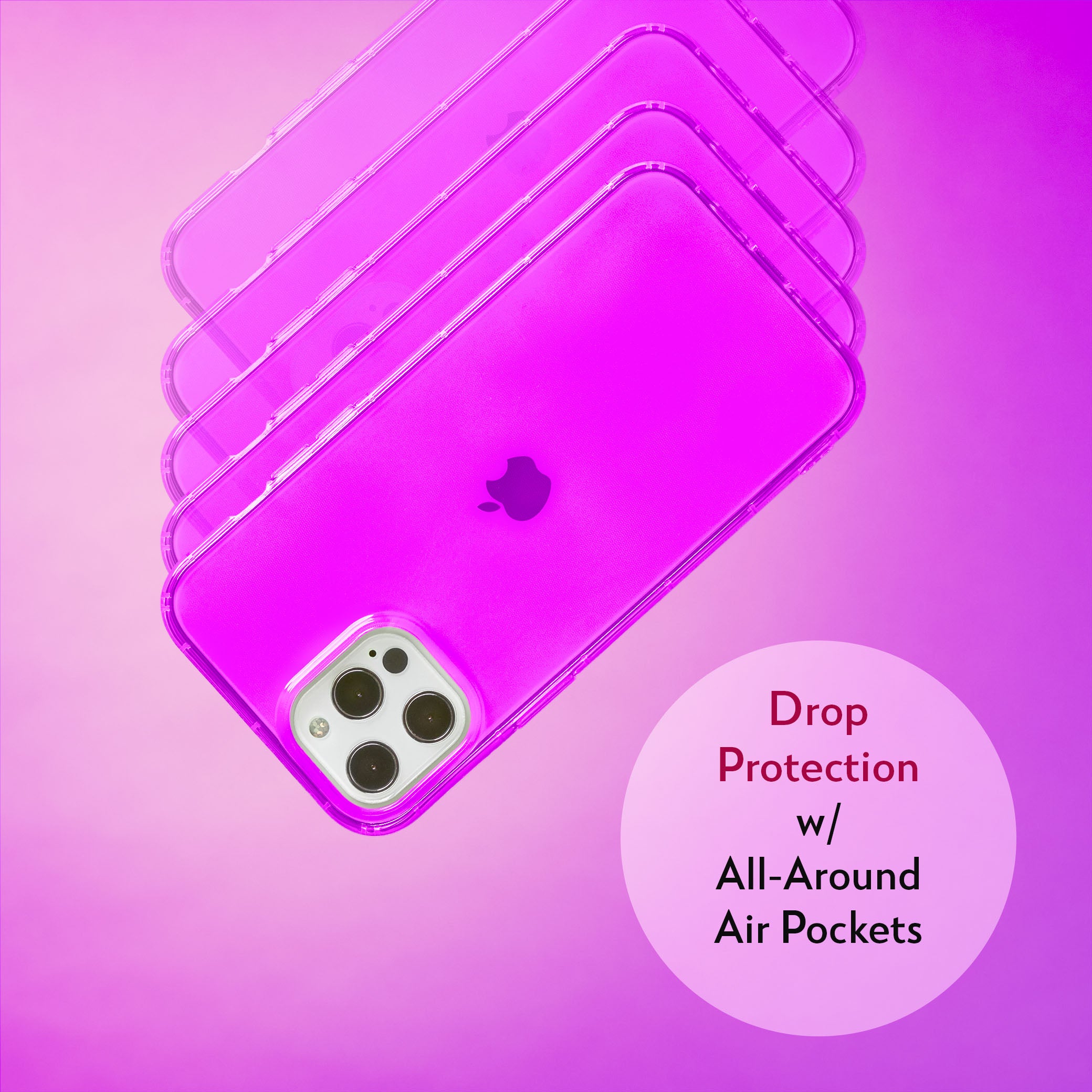 Highlighter Case for iPhone 12 Pro Max - Saturated Vivid Purple