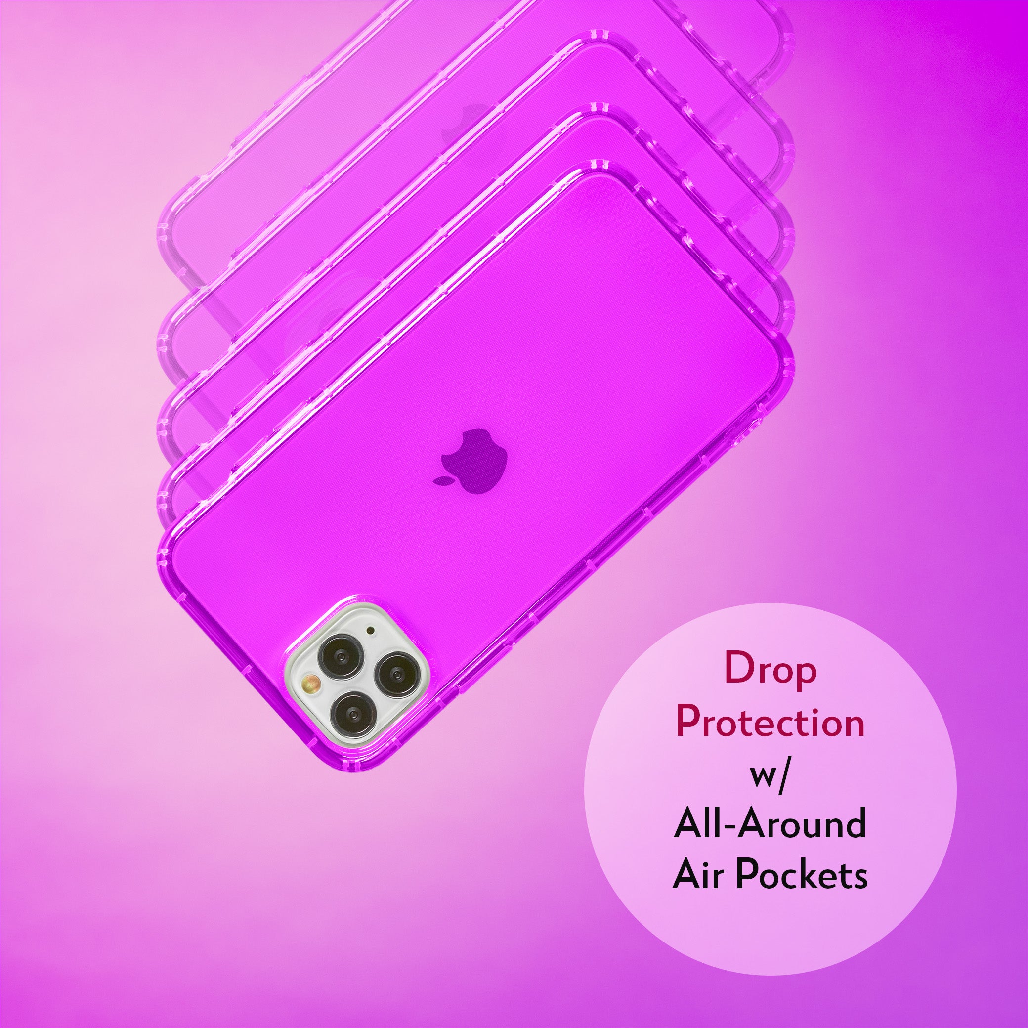 Highlighter Case for iPhone 11 Pro Max - Saturated Vivid Purple