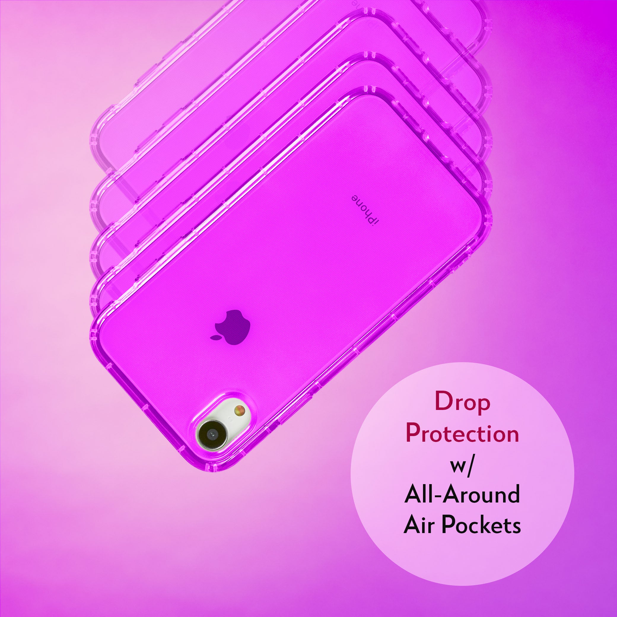 Highlighter Case for iPhone XR - Saturated Vivid Purple