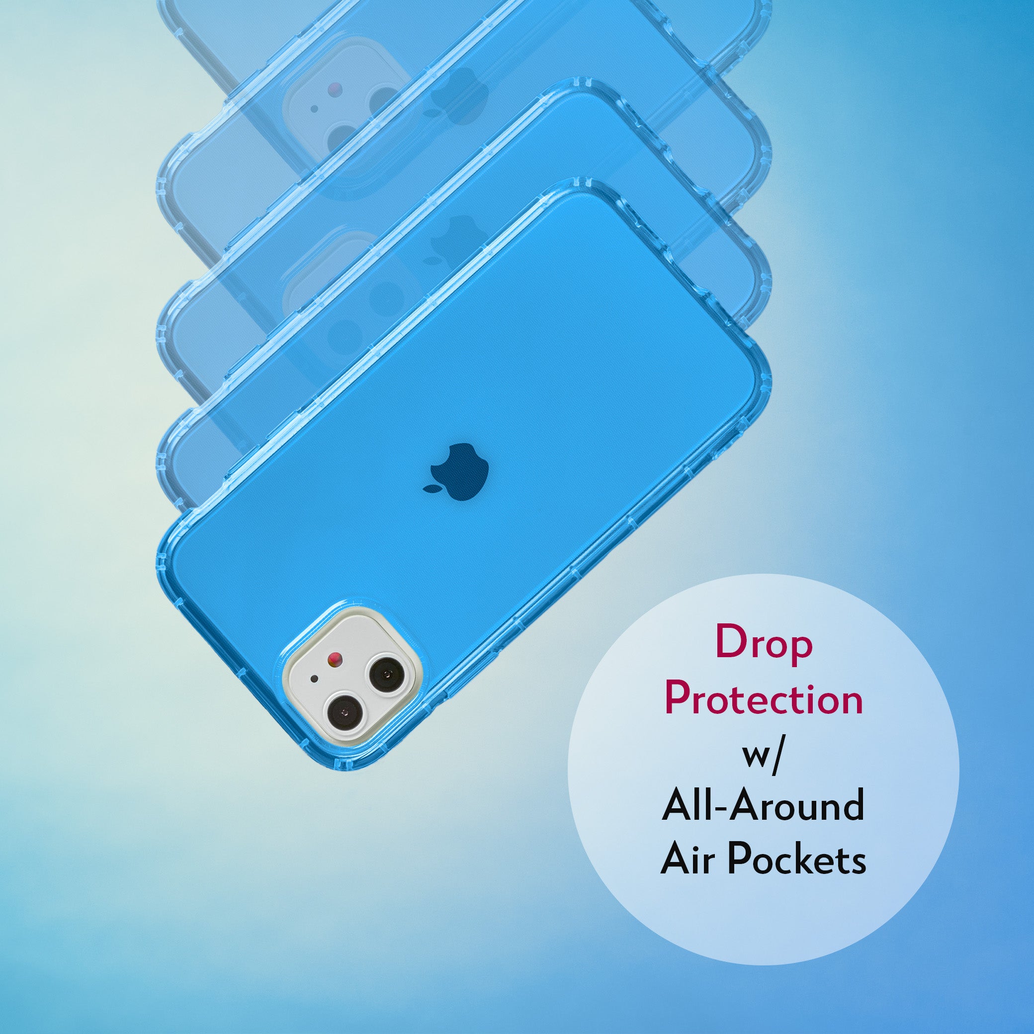 Highlighter Case for iPhone 11 - Elevated Azure Blue