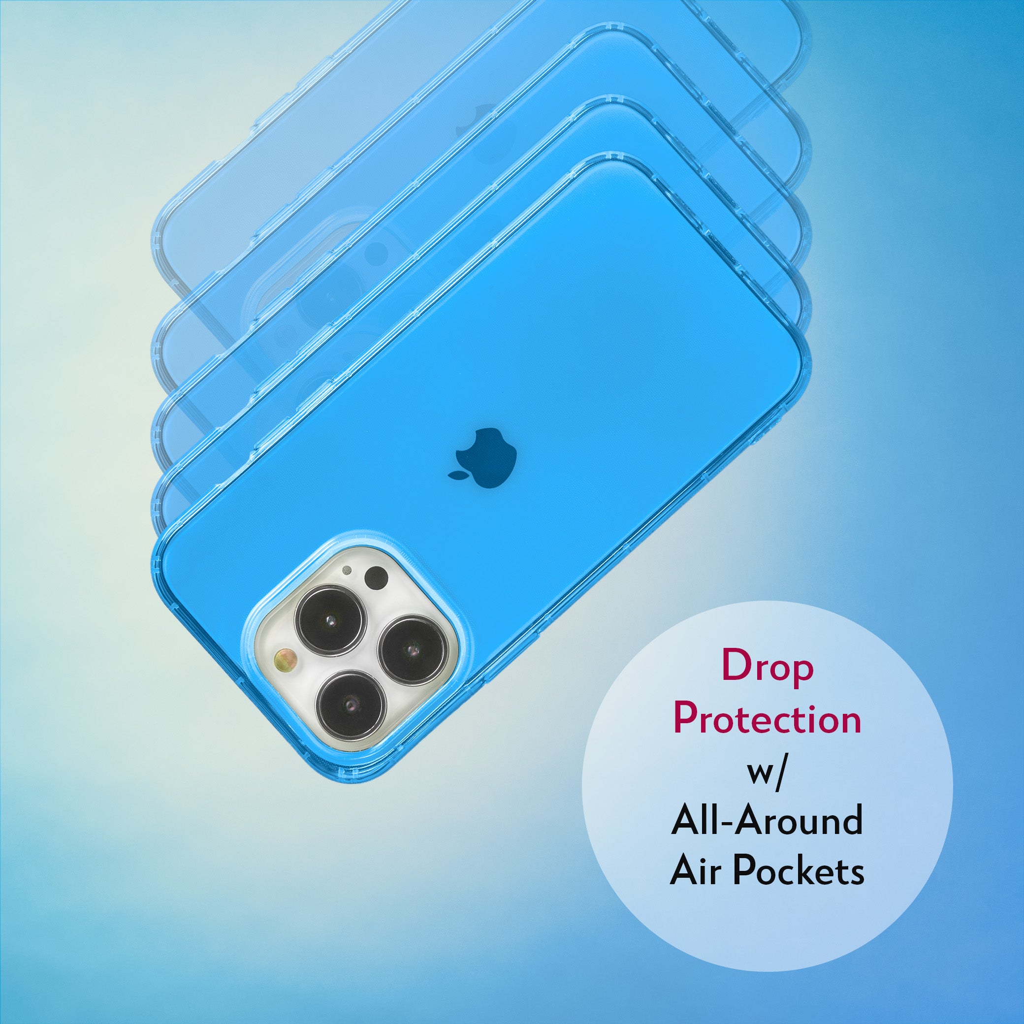 Highlighter Case for iPhone 14 Pro - Elevated Azure Blue