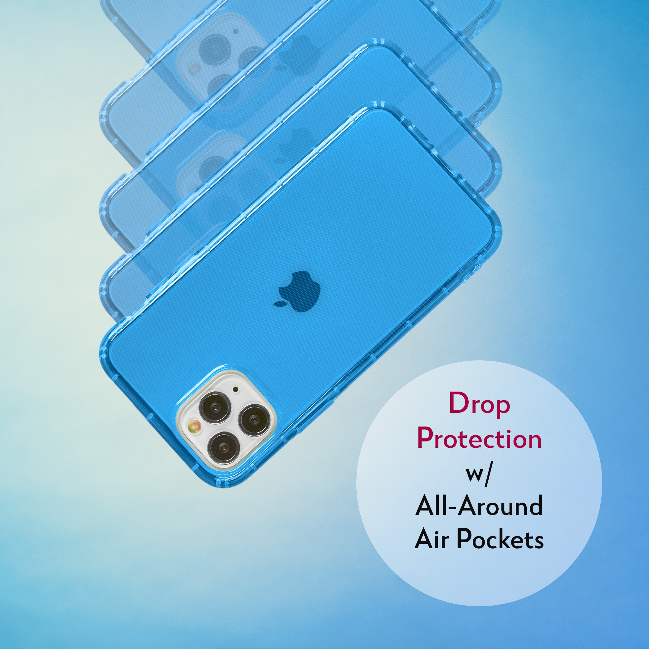 Highlighter Case for iPhone 11 Pro - Elevated Azure Blue
