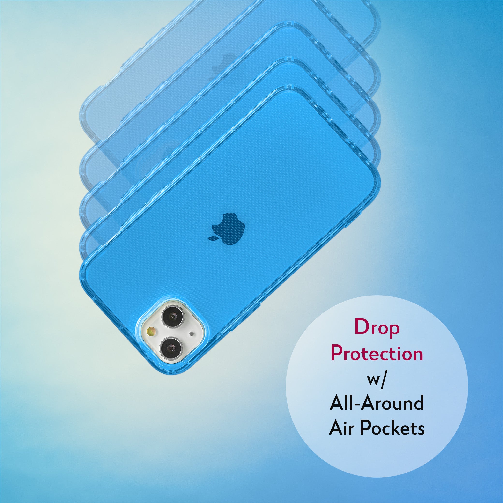 Highlighter Case for iPhone 14 Plus - Elevated Azure Blue