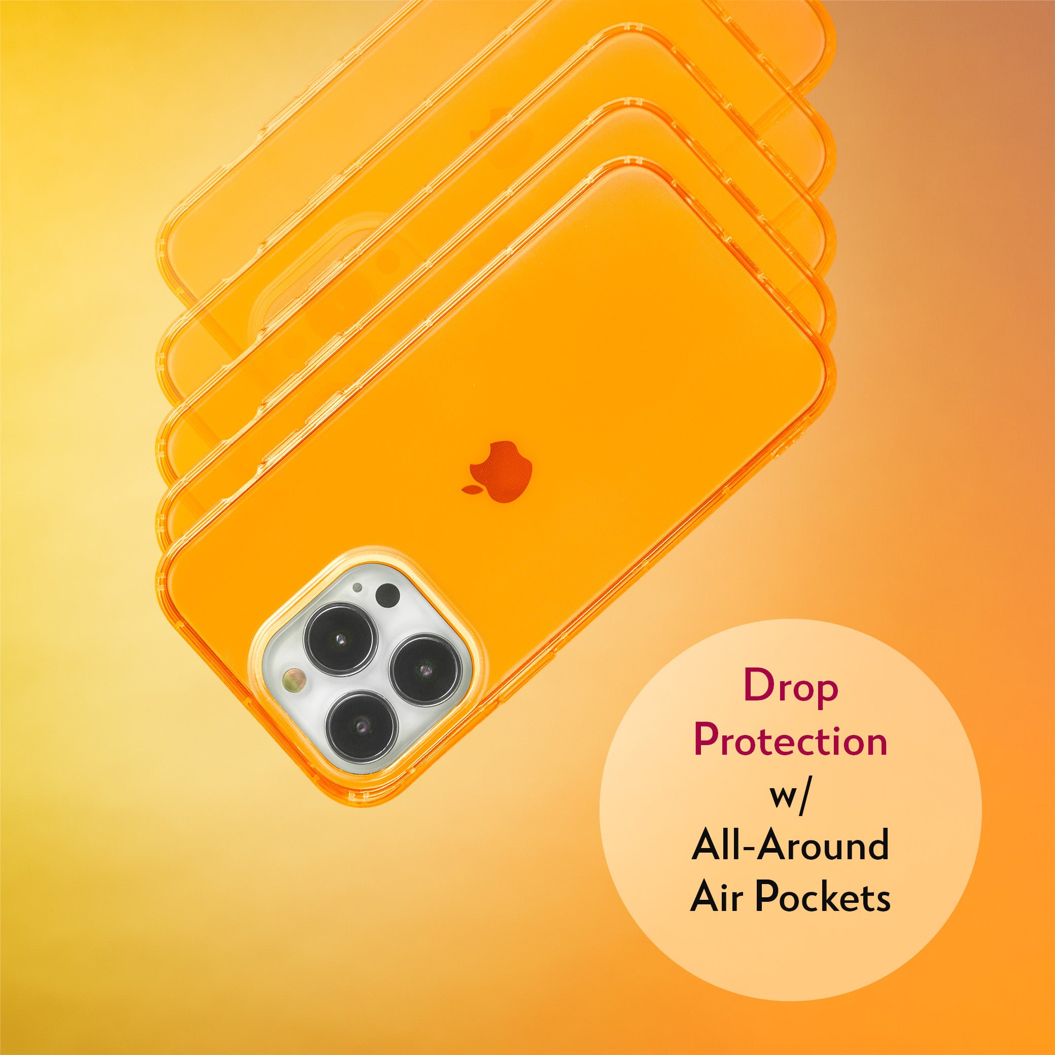 Highlighter Case for iPhone 14 Pro - Intense Bright Orange