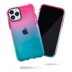 Barrier Case for iPhone 11 Pro - Blue n Pink Gradient Sunset