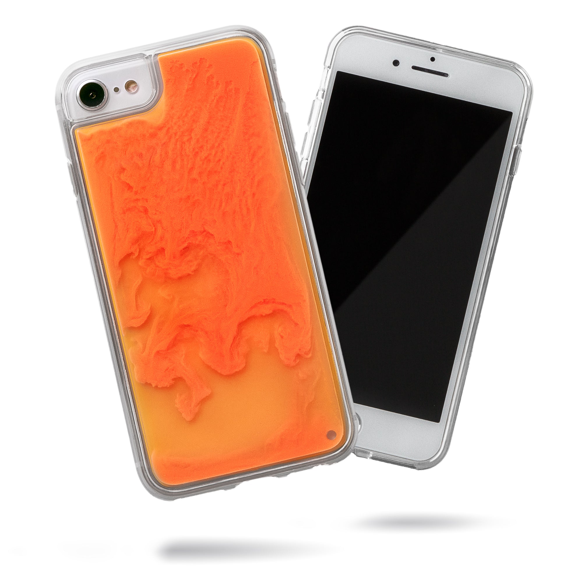 Neon Sand iPhone SE/8/7 Case - Orange Soda