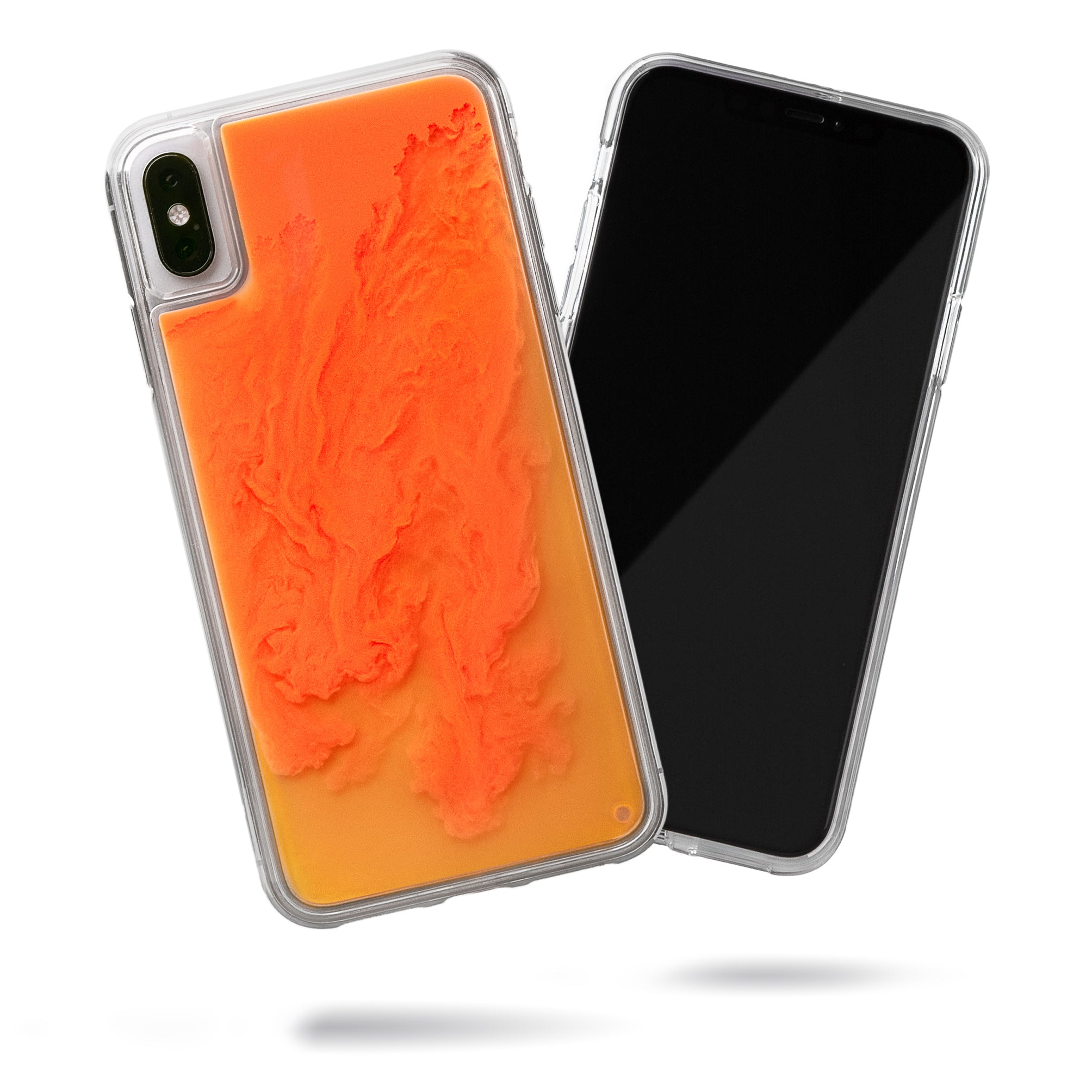 Neon Sand iPhone Xs Max Case - Orange Soda