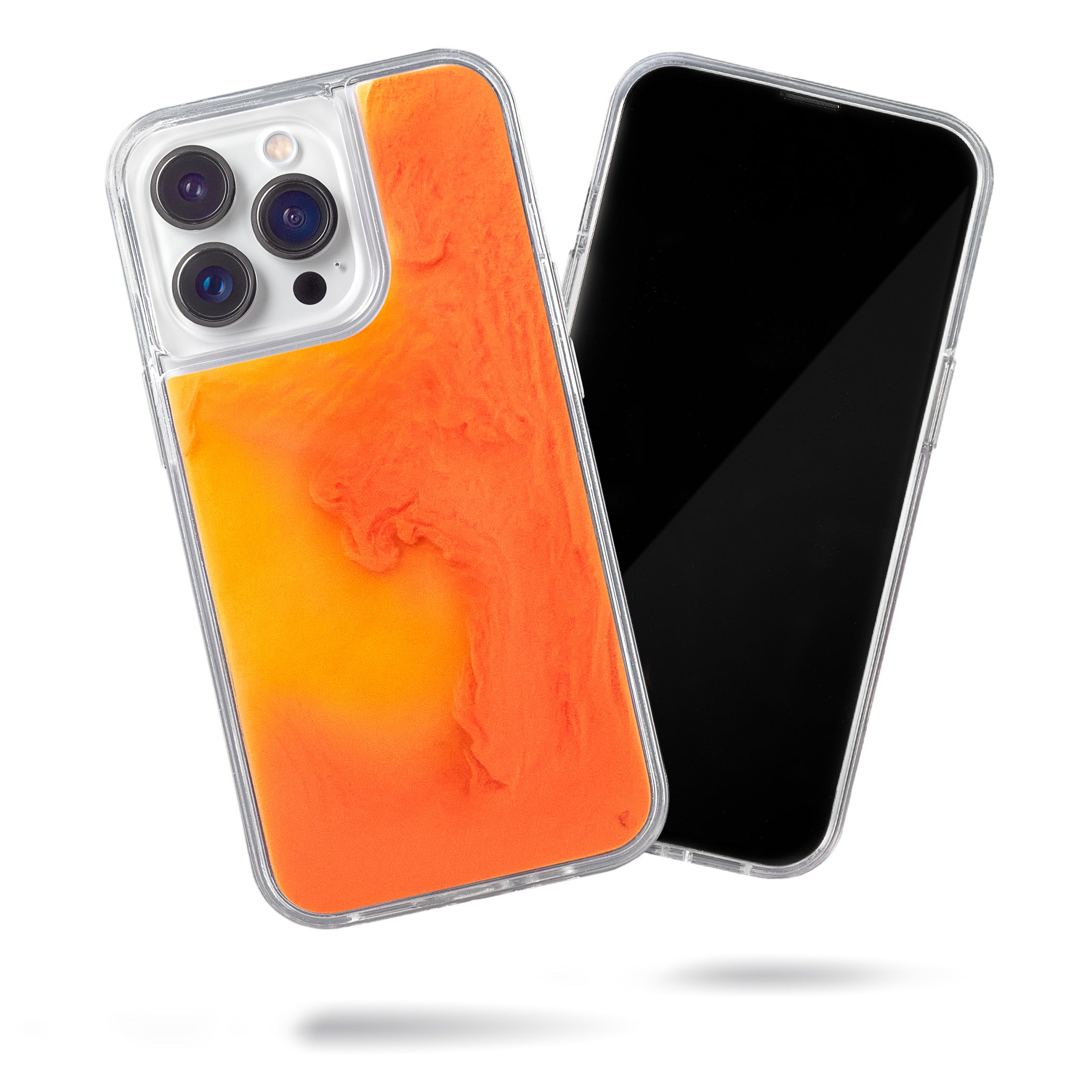 Neon Sand Case for iPhone 13 Pro - Orange Soda