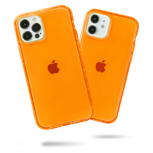 Highlighter Case for iPhone 12 & iPhone 12 Pro - Intense Bright Orange