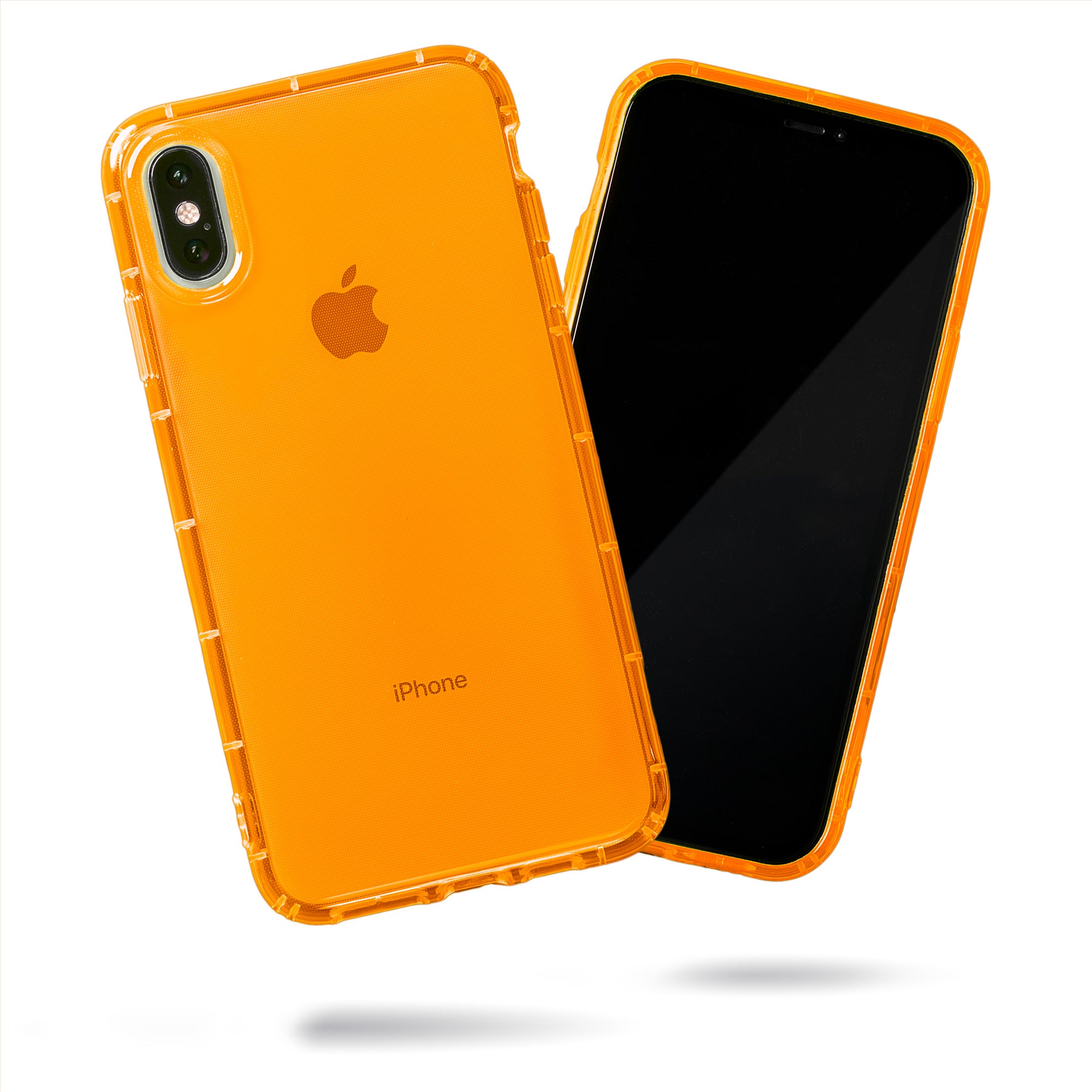 Highlighter Case for iPhone Xs & iPhone X - Intense Bright Orange