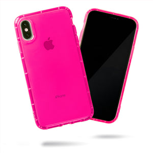 Highlighter Case for iPhone Xs & iPhone X - Eye-Catching Hot Pink