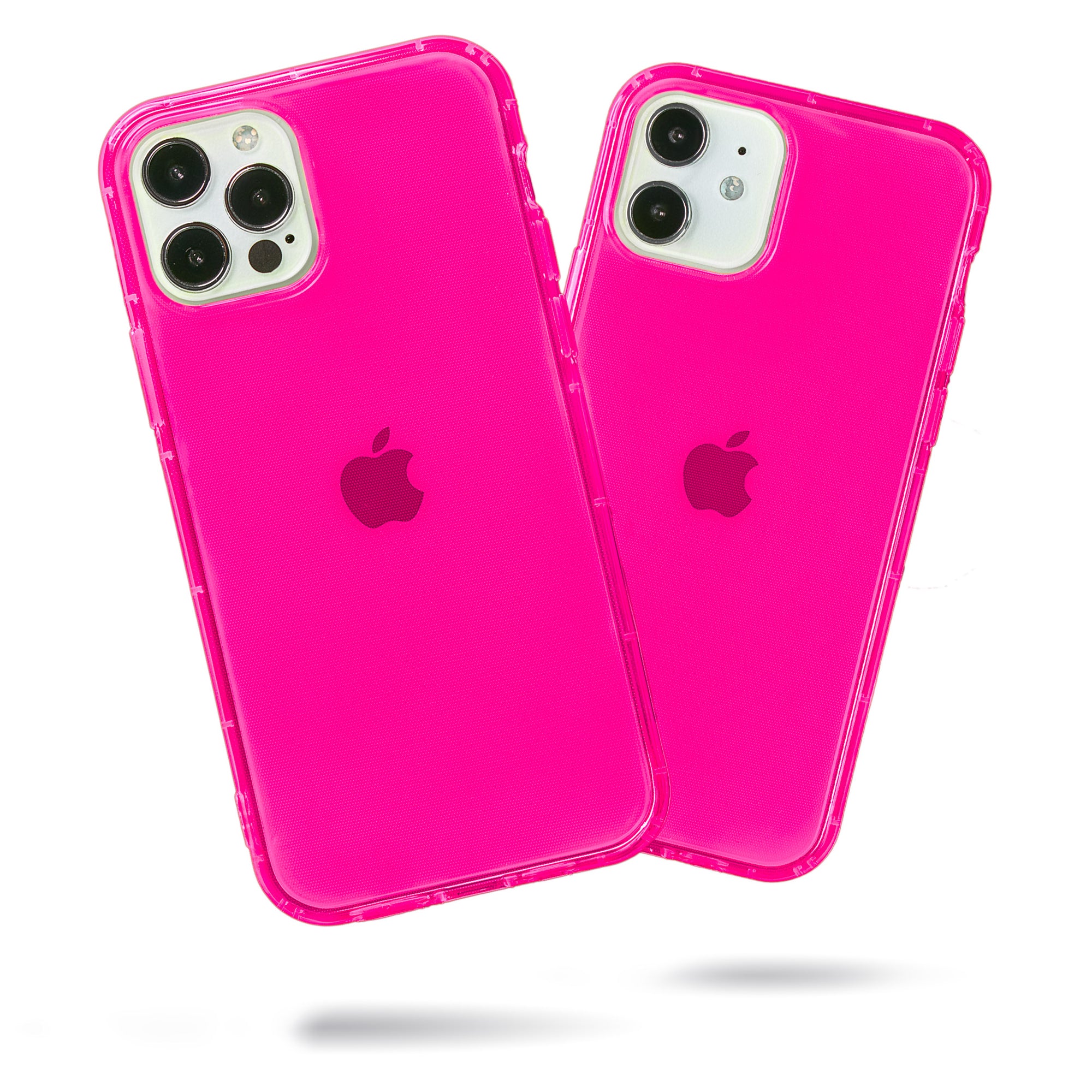 Highlighter Case for iPhone 12 & iPhone 12 Pro - Eye-Catching Hot Pink