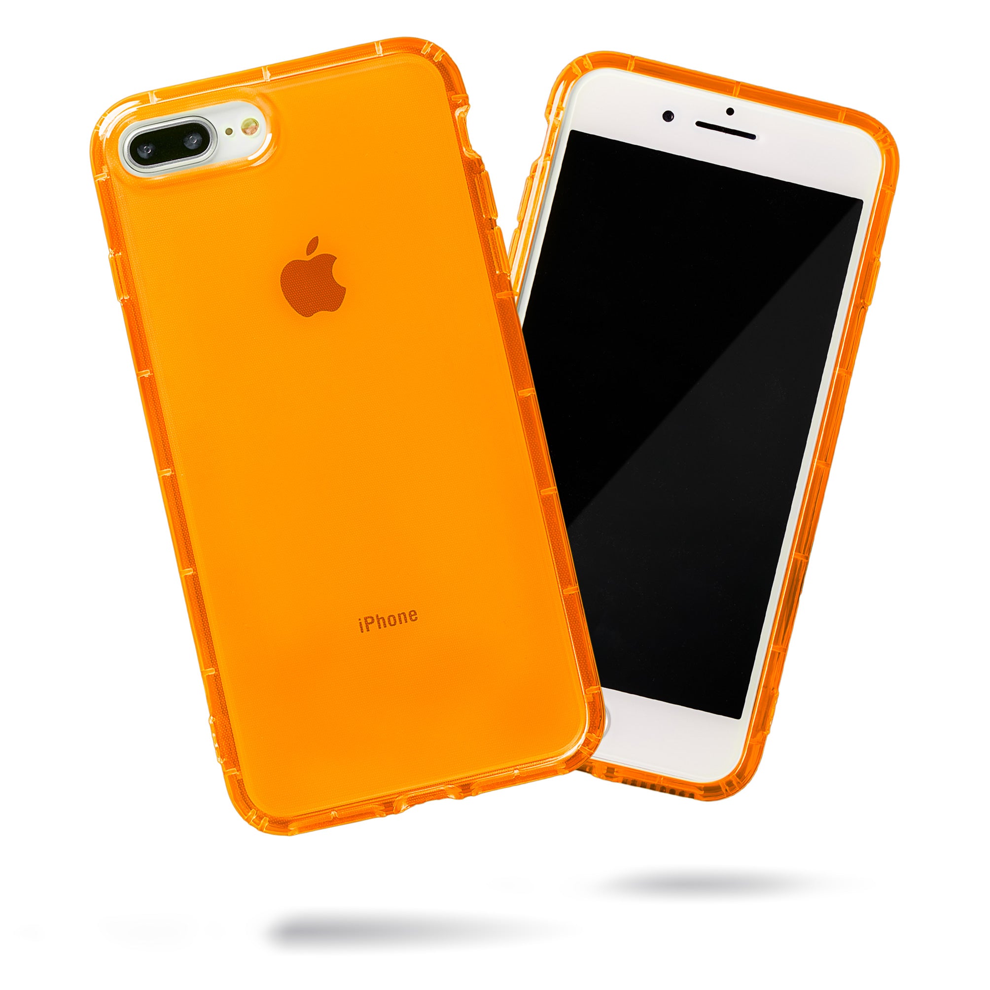 Highlighter Case for iPhone 8 Plus & iPhone 7 Plus - Intense Bright Orange